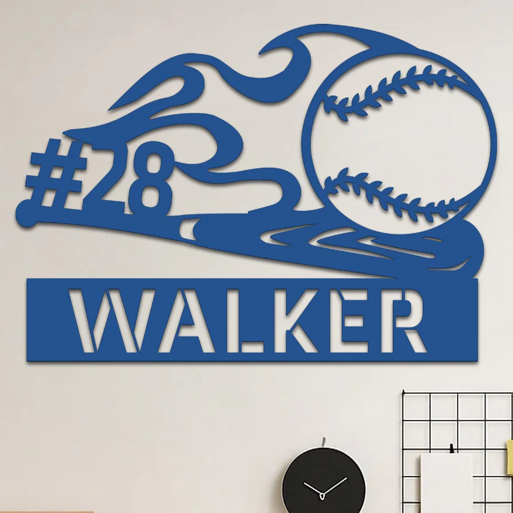 Baseball Name Sign - Image 9