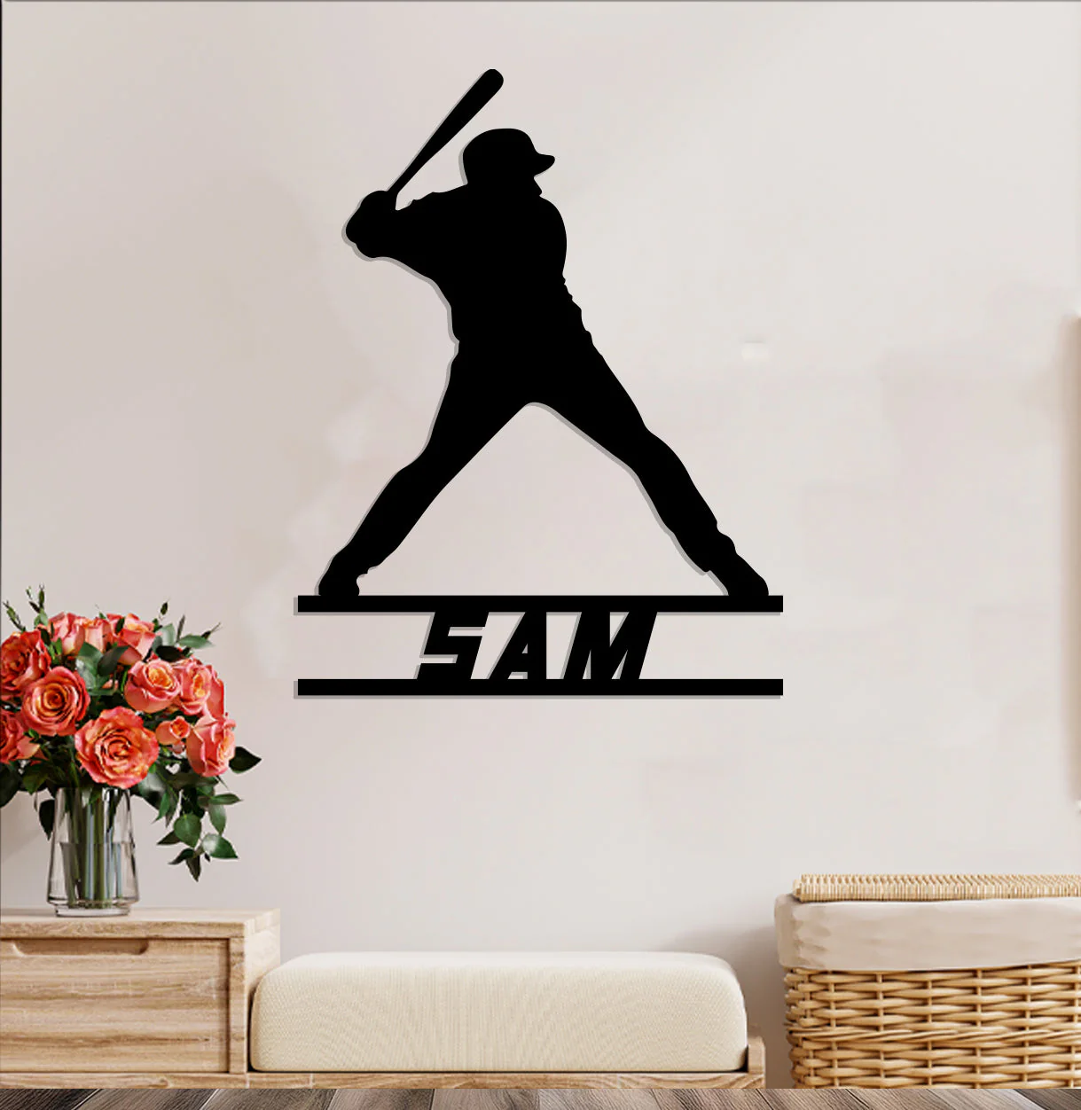 Baseball Player Name Sign - Image 10