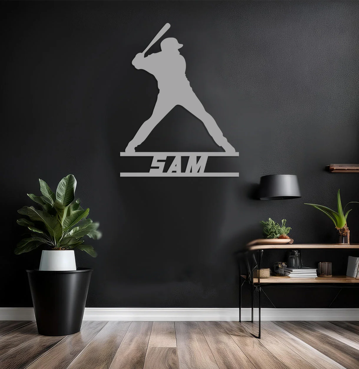 Baseball Player Name Sign - Image 9