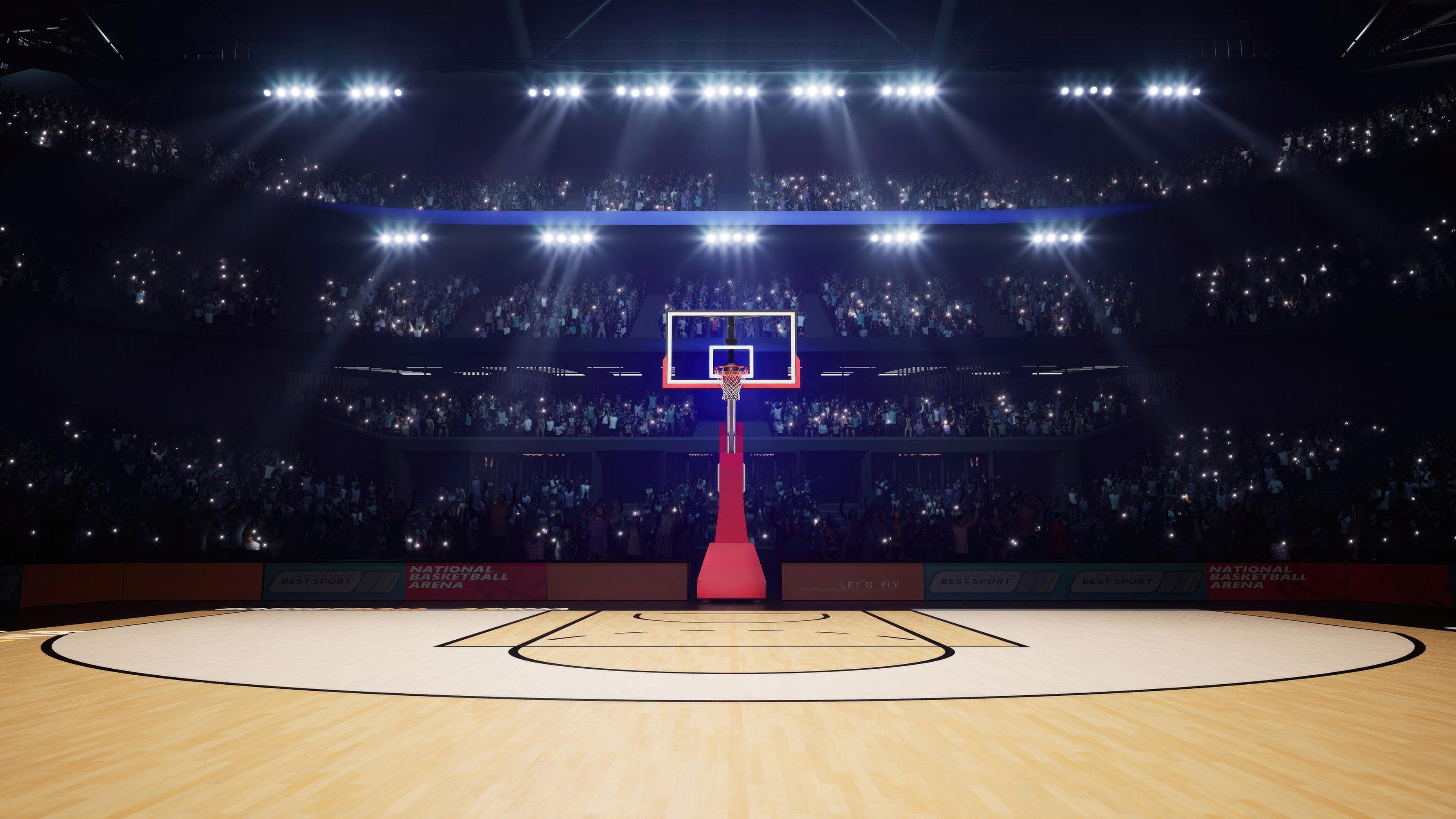 Basketball Court Stadium Wallpaper Mural. #7013 - Image 6