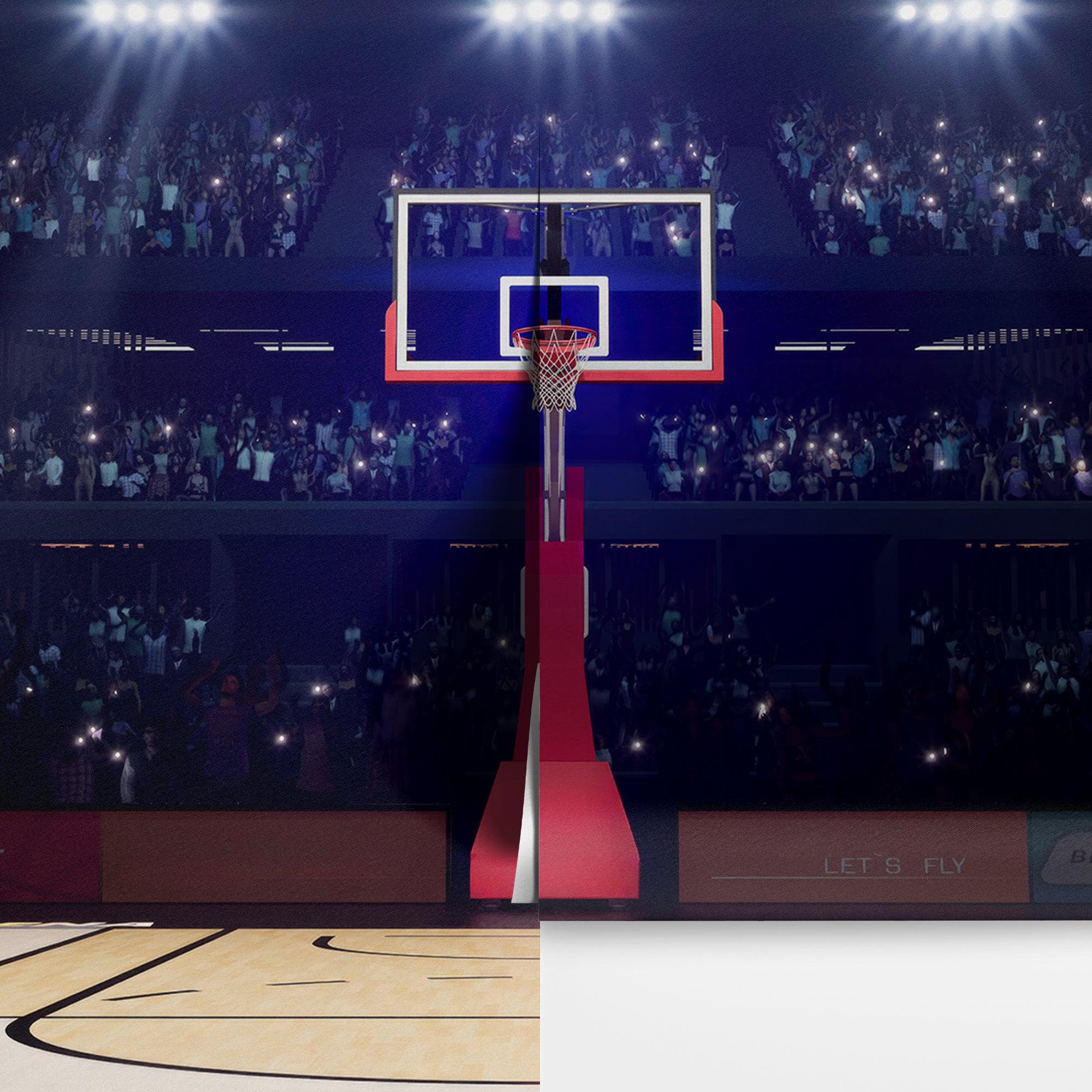 Basketball Court Stadium Wallpaper Mural. #7013 - Image 9