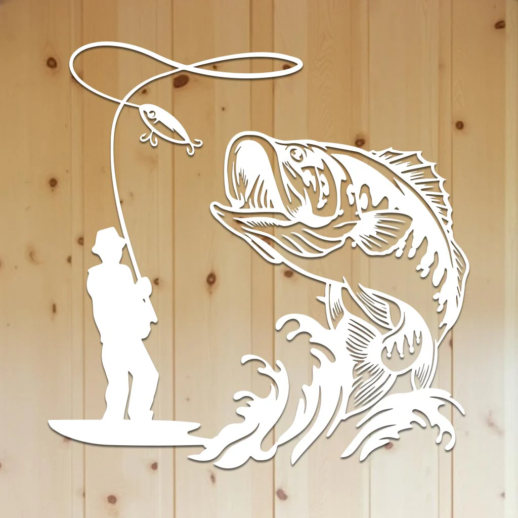 Bass Fishing Sign - Image 2
