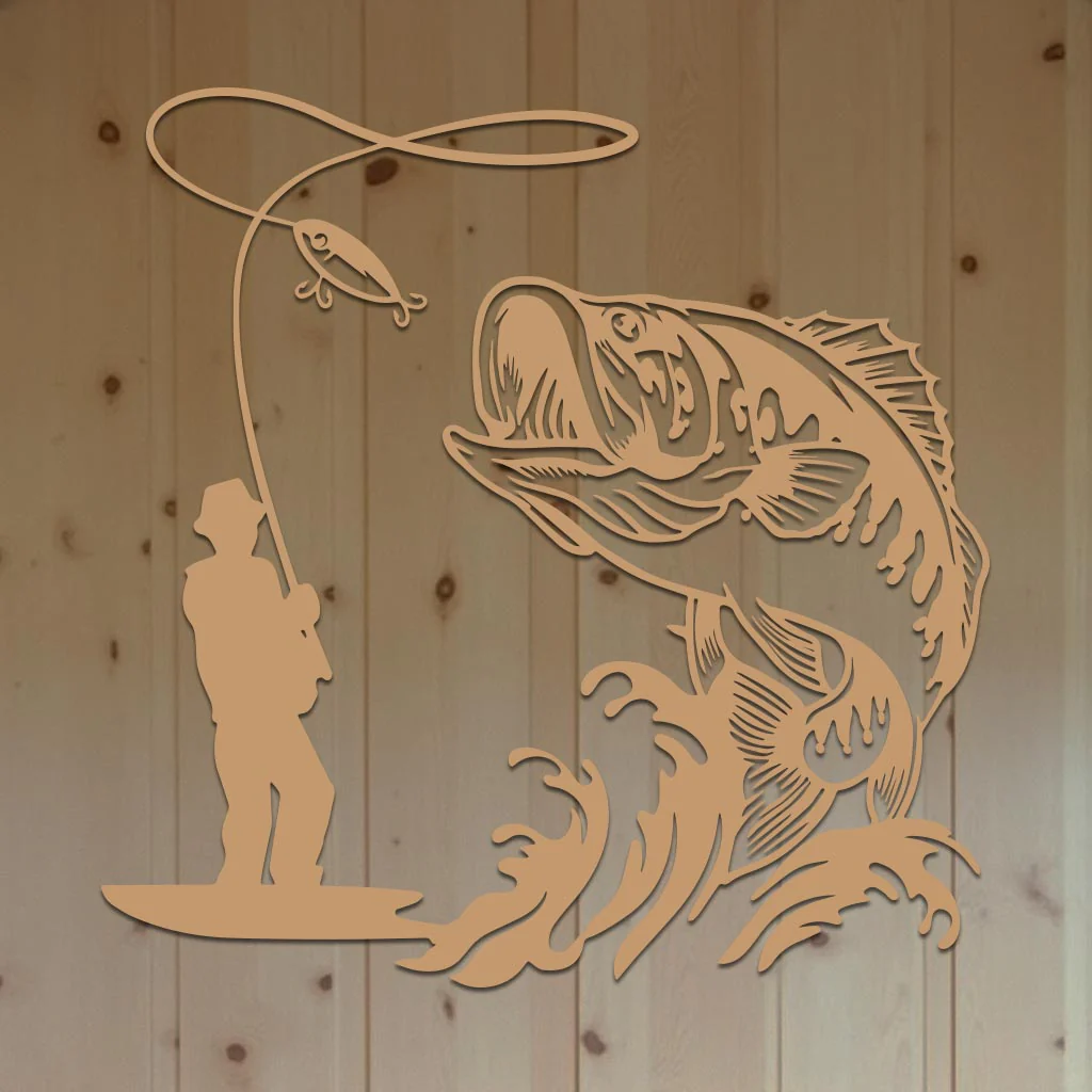 Bass Fishing Sign - Image 7
