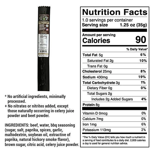 BBQ Beef Stick | 1.25 oz | Nebraska Star Beef - Image 2