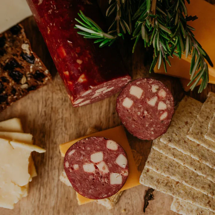 BBQ Peppercheese Bison Summer Sausage | 7-8 oz | Pack of 3 | Nebraska Bison - Image 5