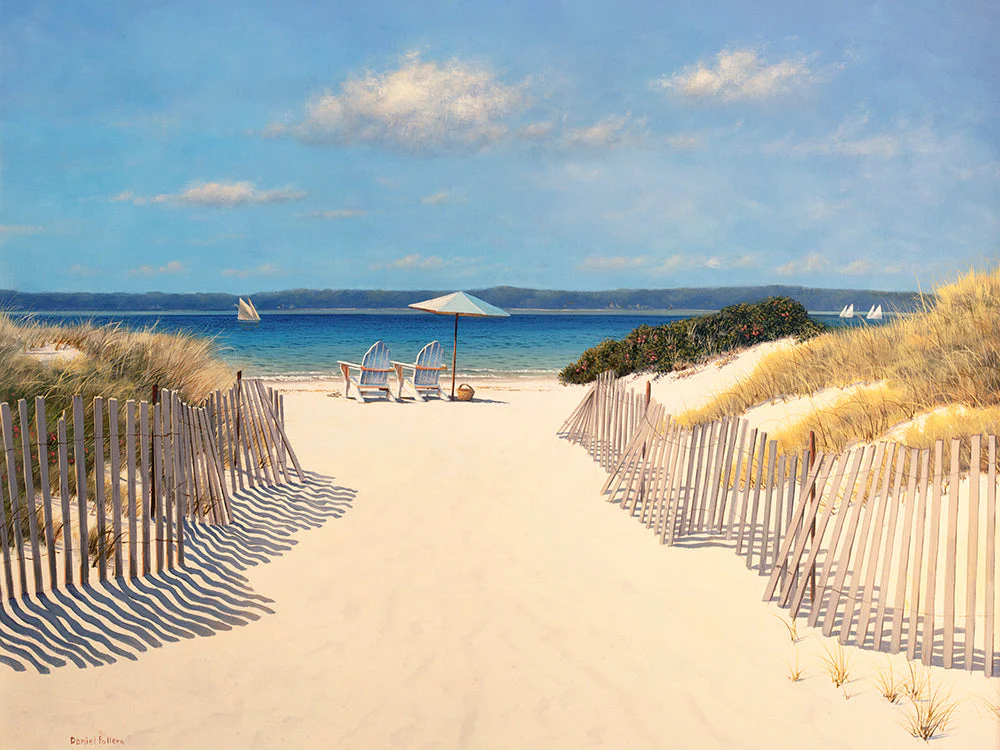 Beach Along Dune Road - Limited Edition Canvas Print - Image 3