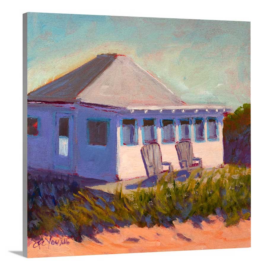 Beachside Bungalow - Open Edition Canvas Print - Image 5