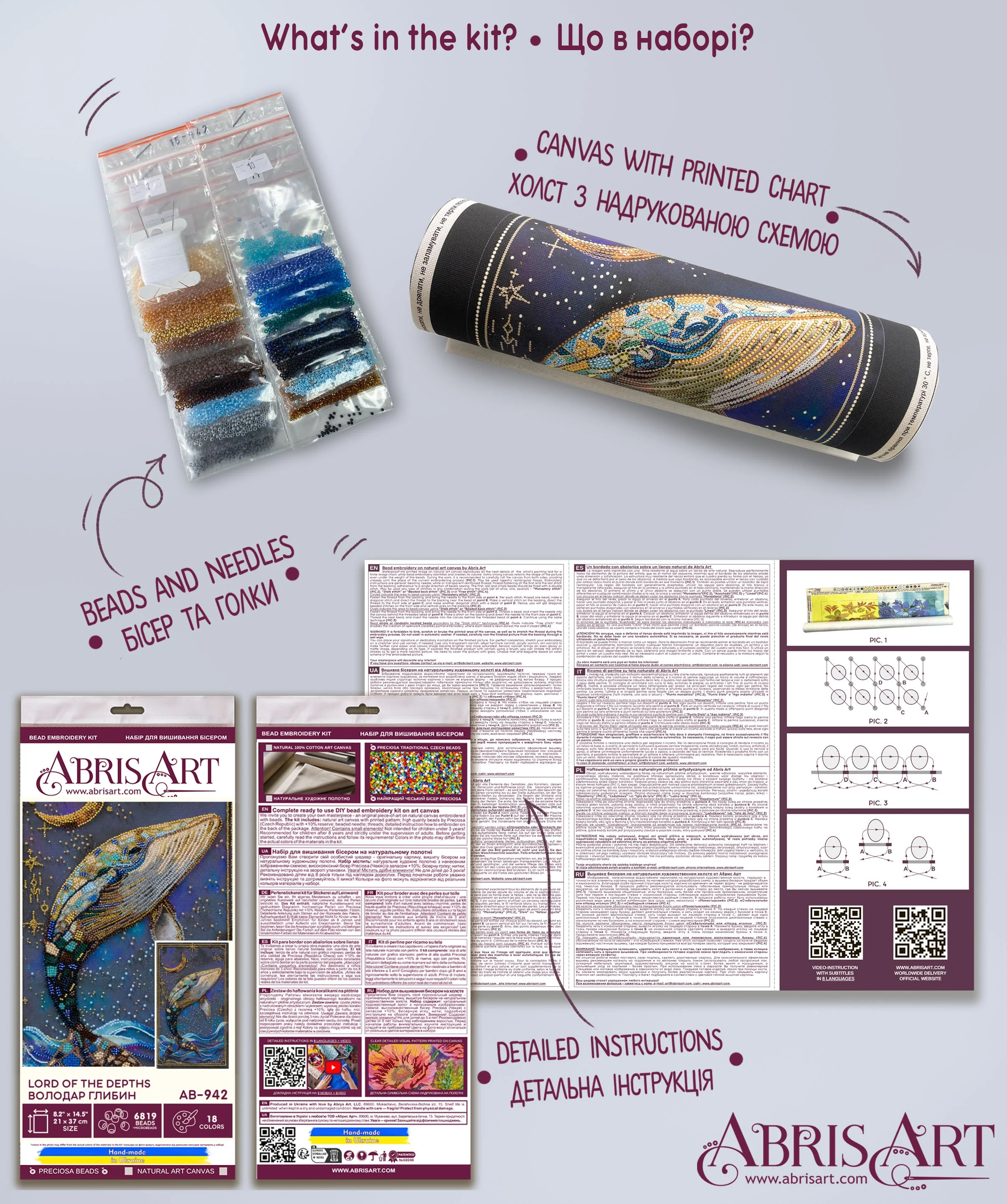 Bead Embroidery Kit - Lord of the Depths AB-942 - Image 7