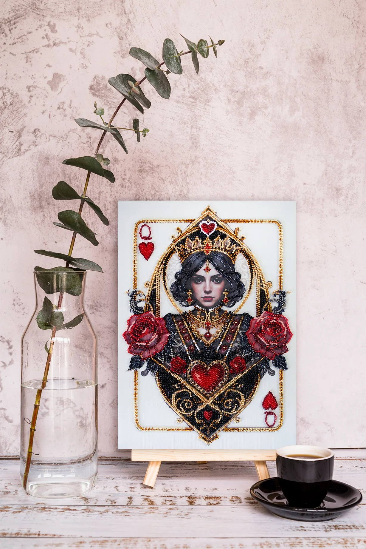 Bead Embroidery Kit - Queen of hearts AB-940 - Image 3