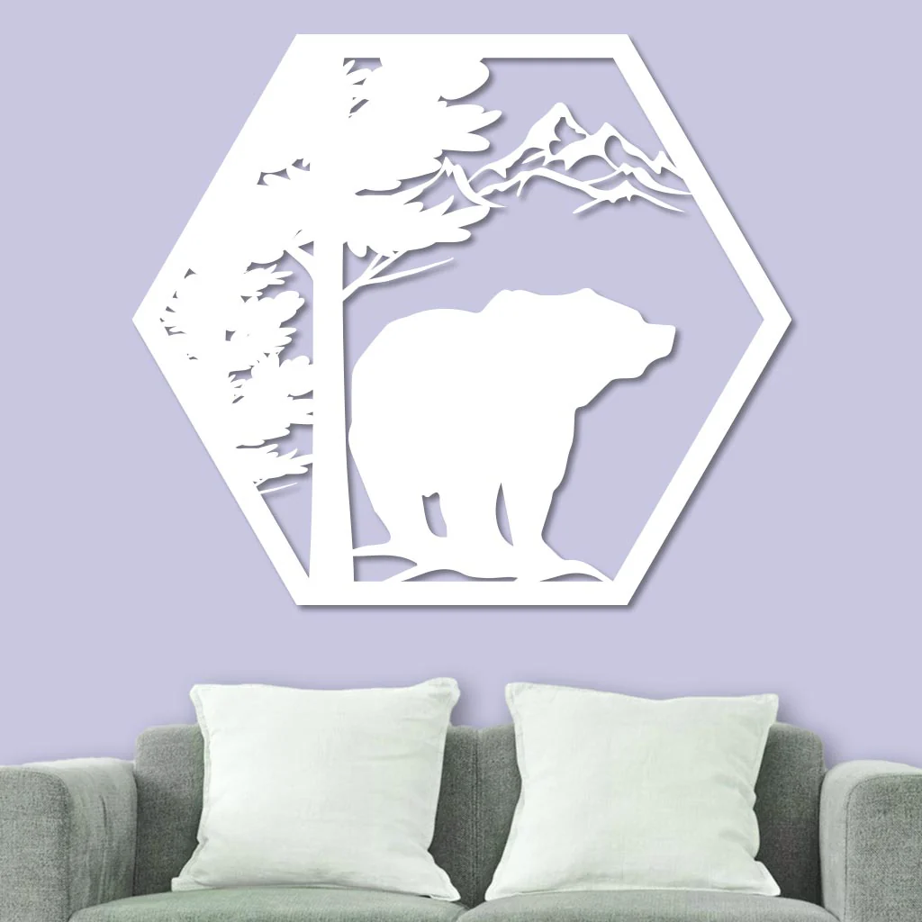 Bear in the Mountains Sign - Image 2