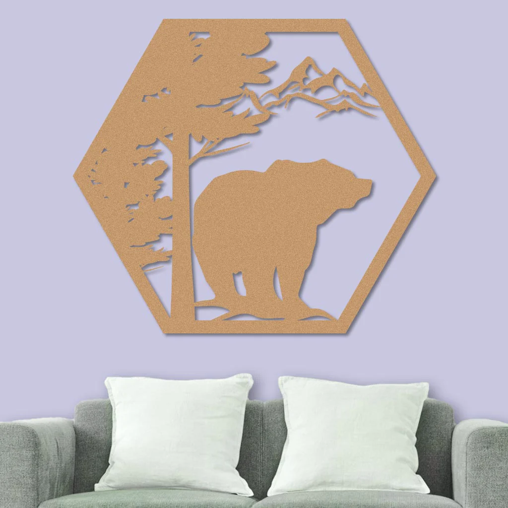 Bear in the Mountains Sign - Image 3