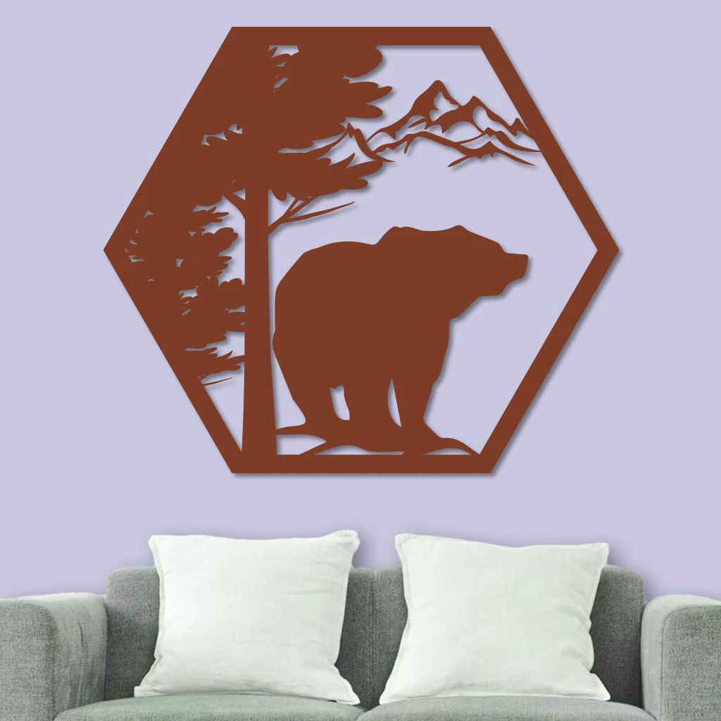 Bear in the Mountains Sign - Image 4