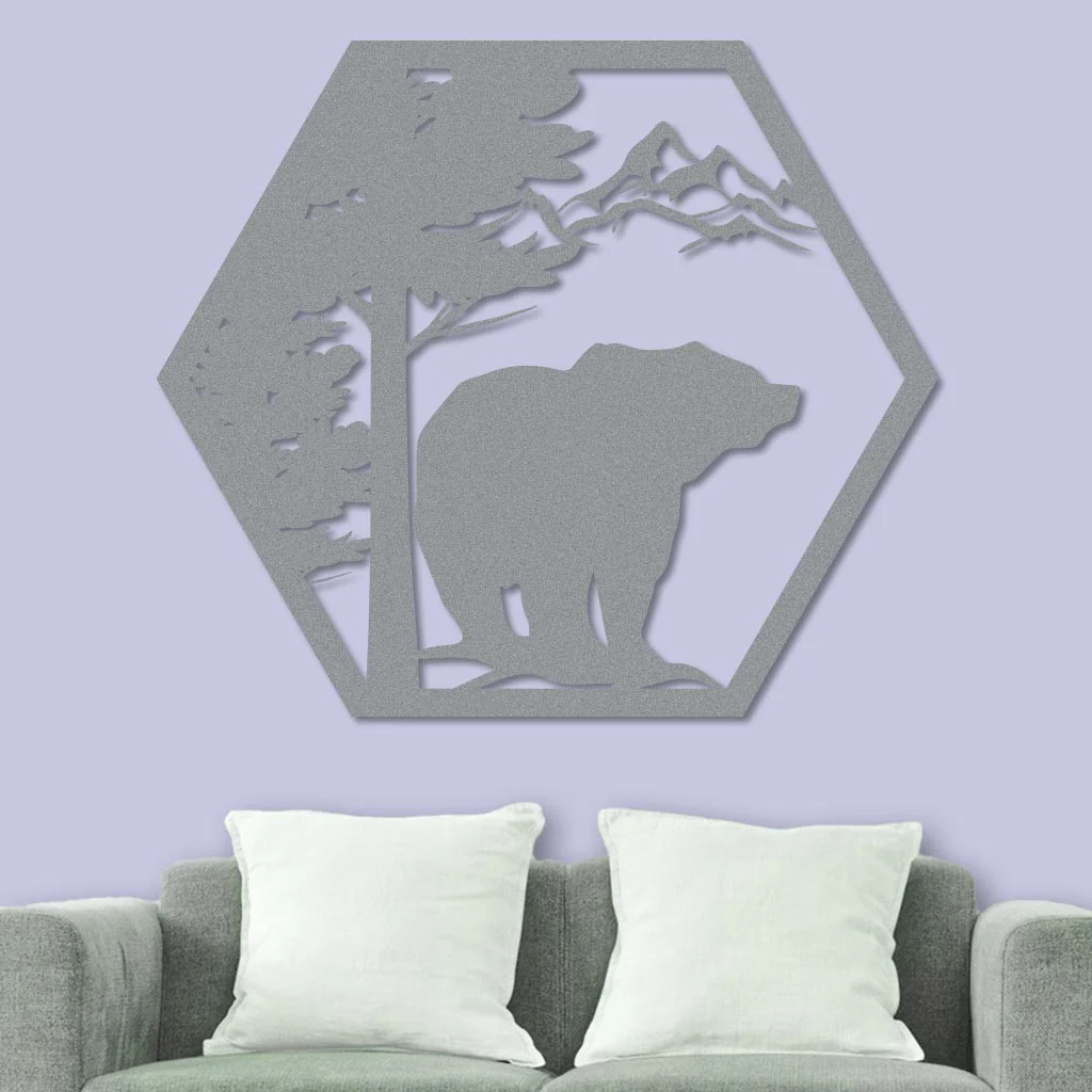 Bear in the Mountains Sign - Image 6
