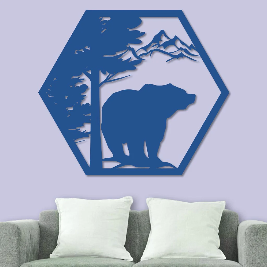 Bear in the Mountains Sign - Image 7