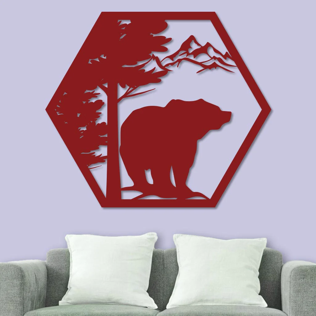 Bear in the Mountains Sign - Image 8