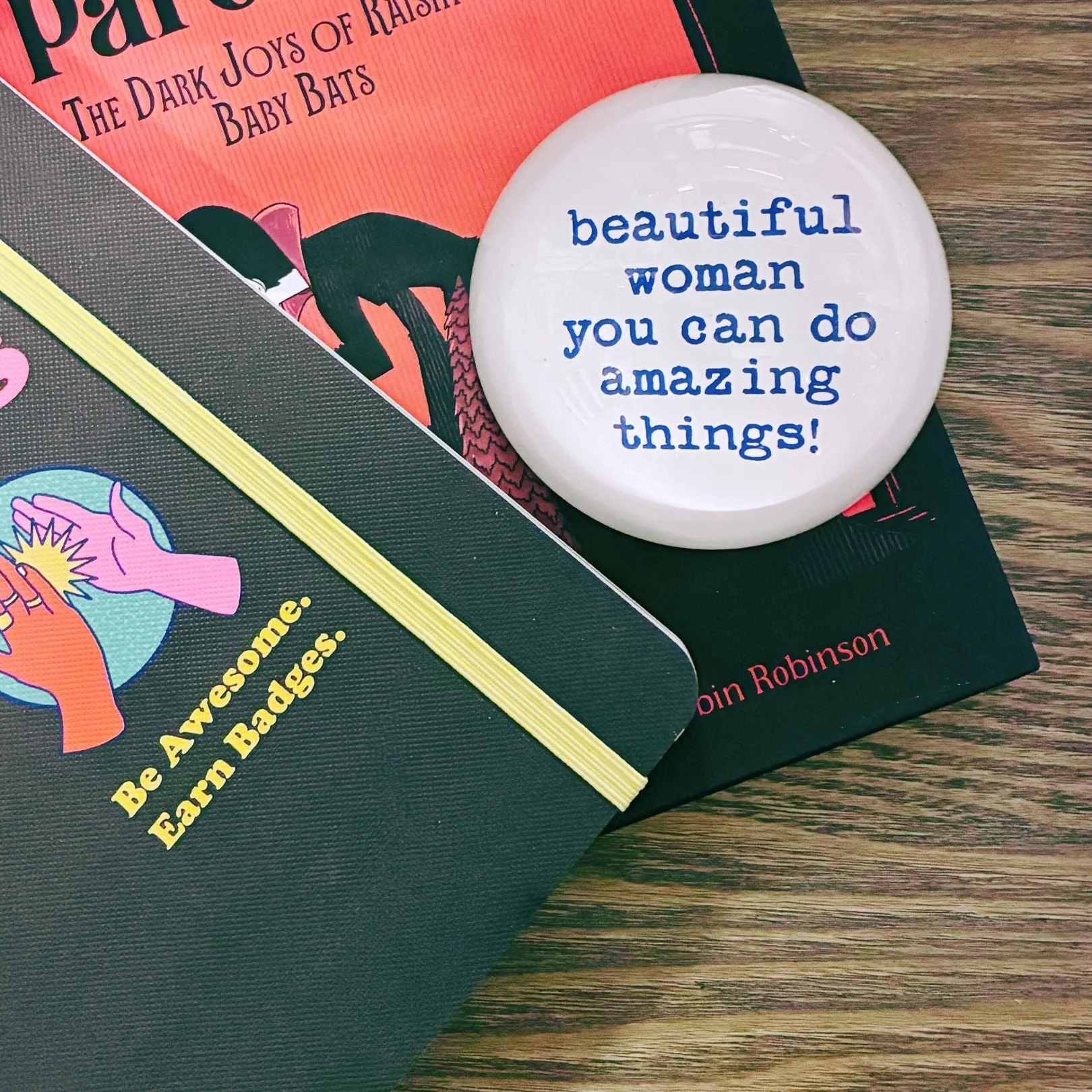 Beautiful Woman You Can Do Amazing Things Glass Dome Paperweight | In a Gift Box - Image 3