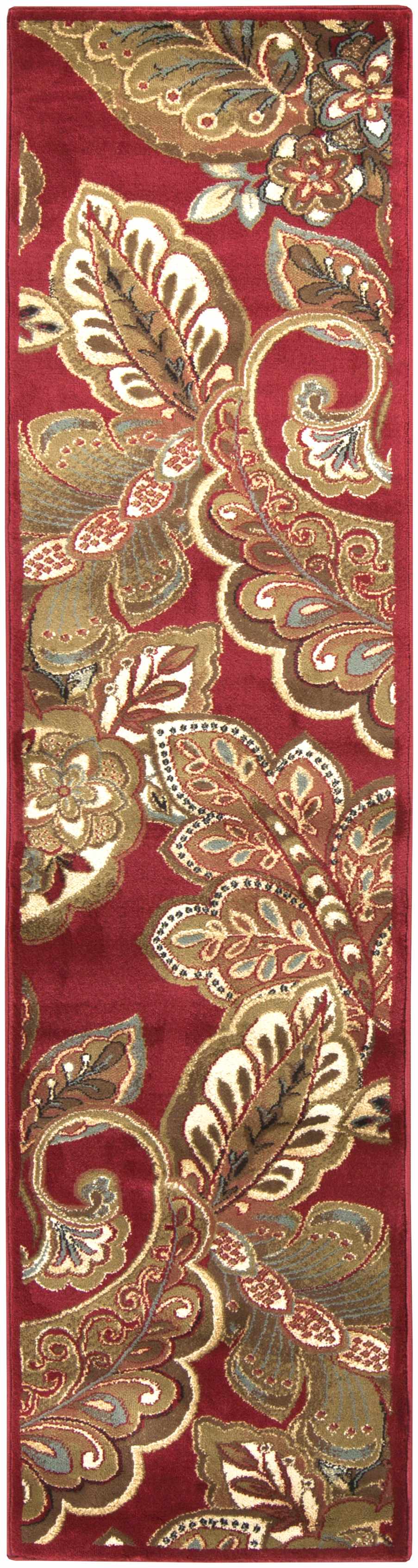 Beedeville Red Floral Rug - Image 10