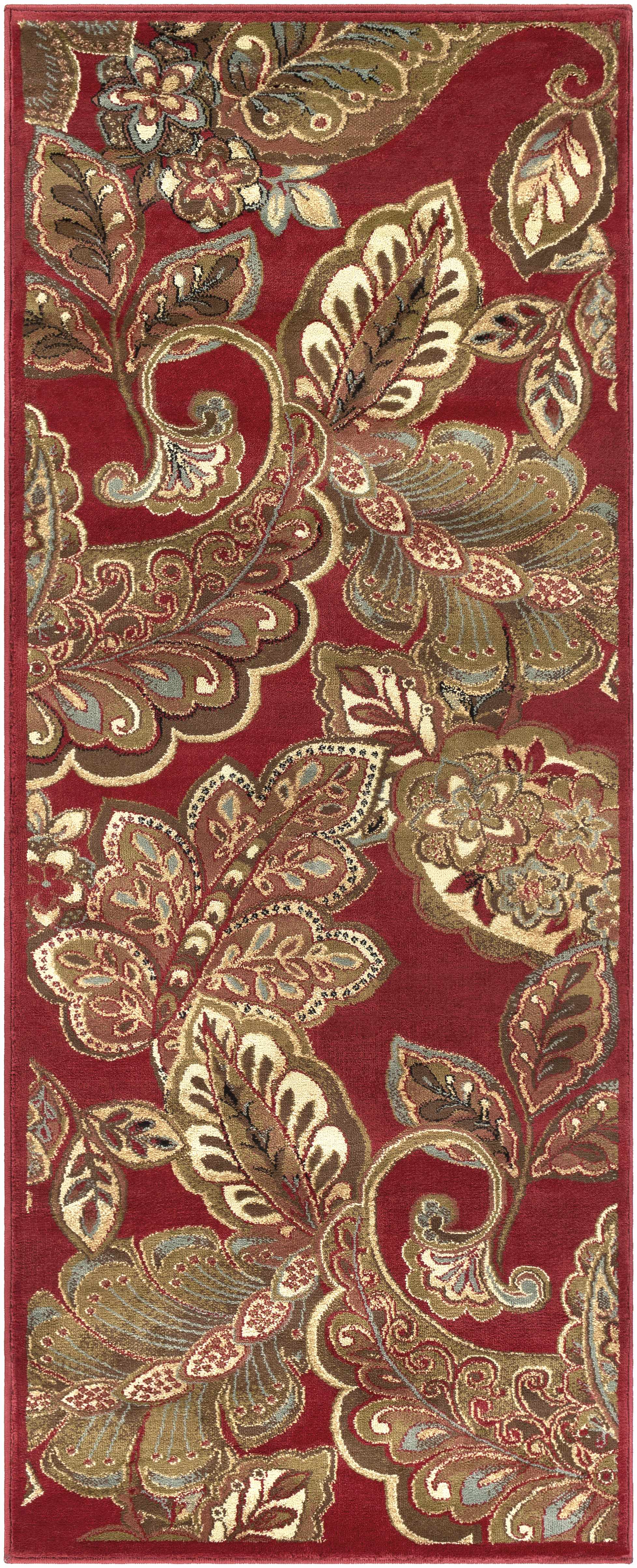 Beedeville Red Floral Rug - Image 11