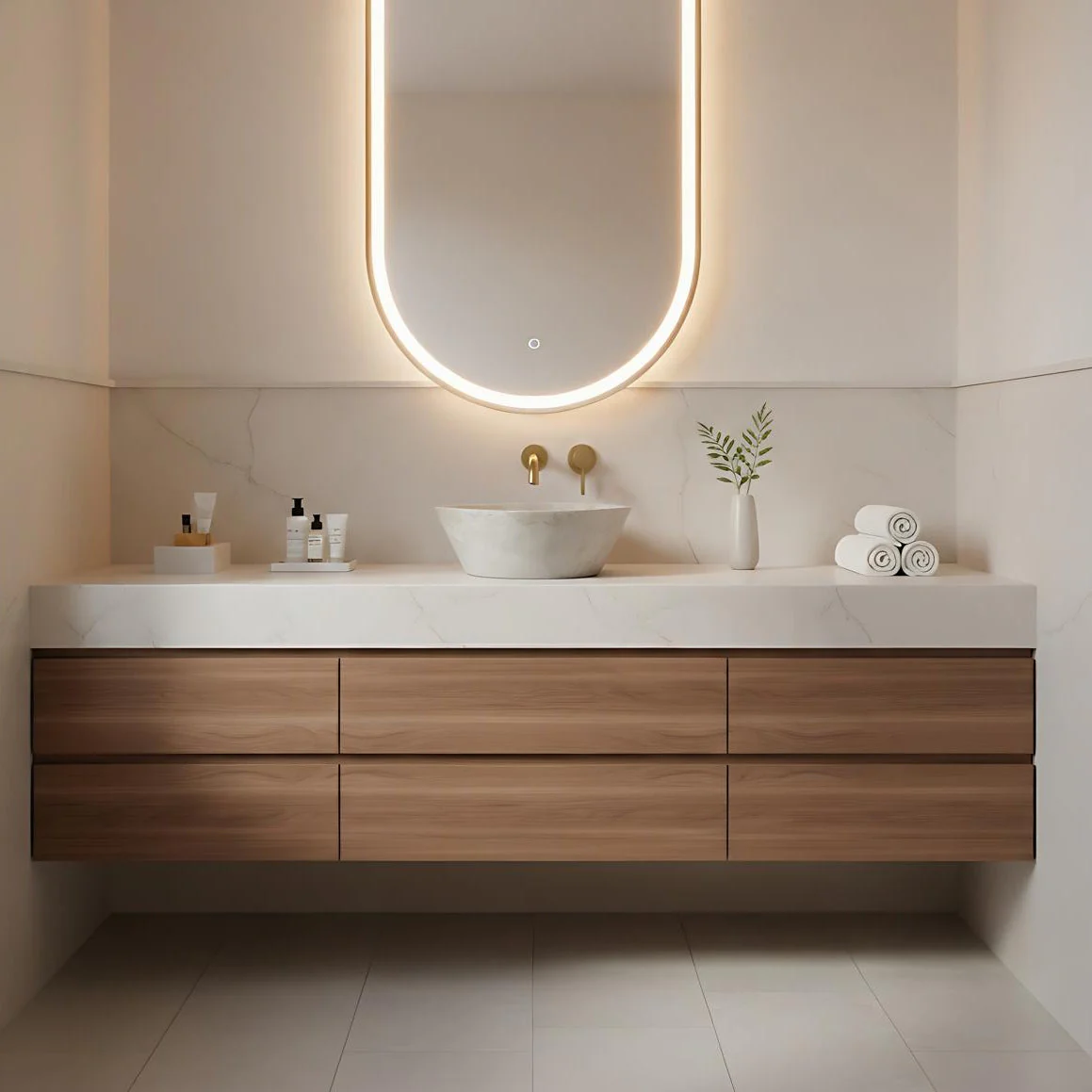 Beige Marble Sink - Image 3