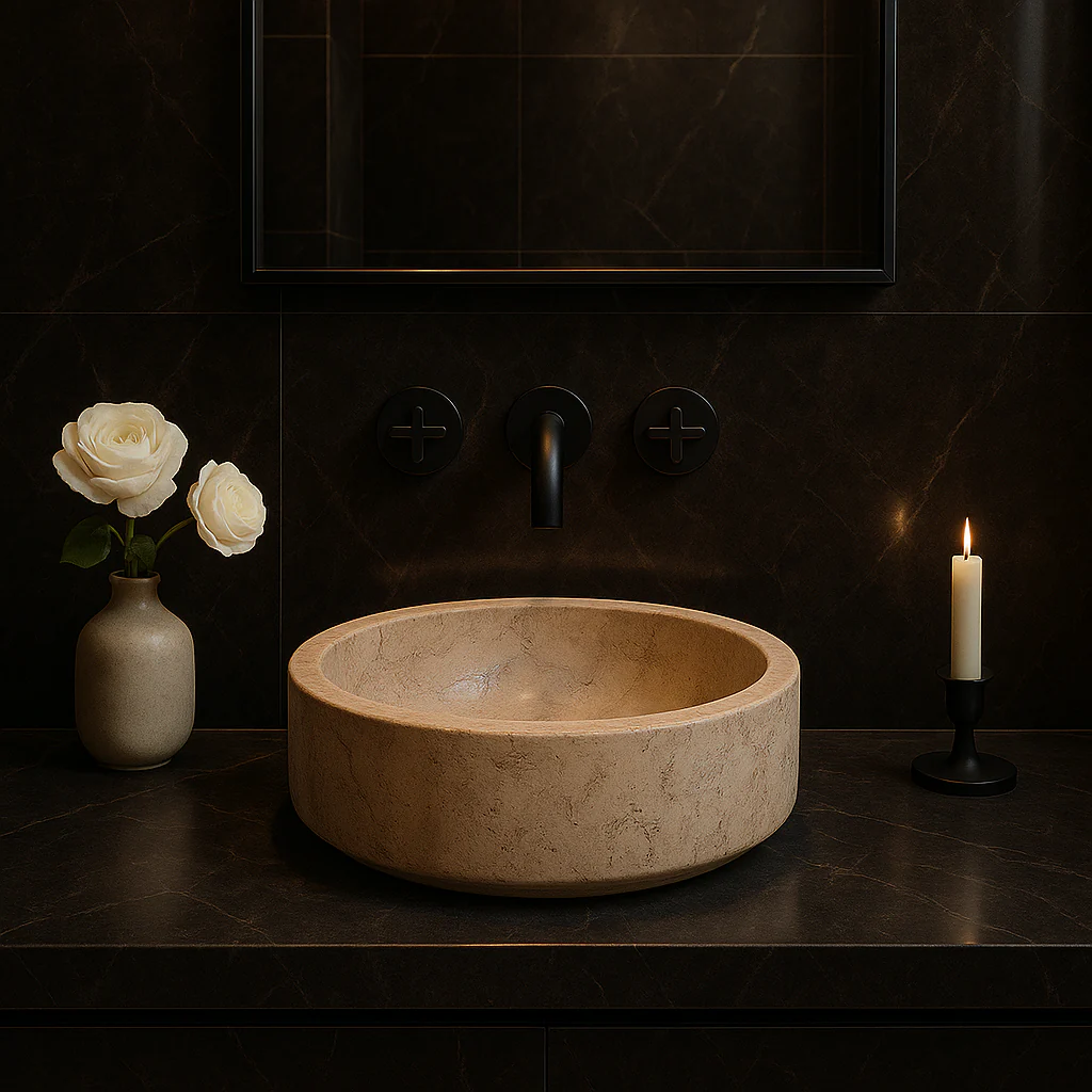 Beige Travertine Sink - Image 3
