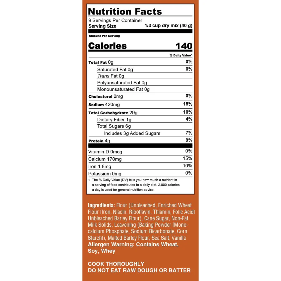 Belgian Waffle Mix | Pack of 2 | 13.1 oz | Heartland Gourmet - Image 7