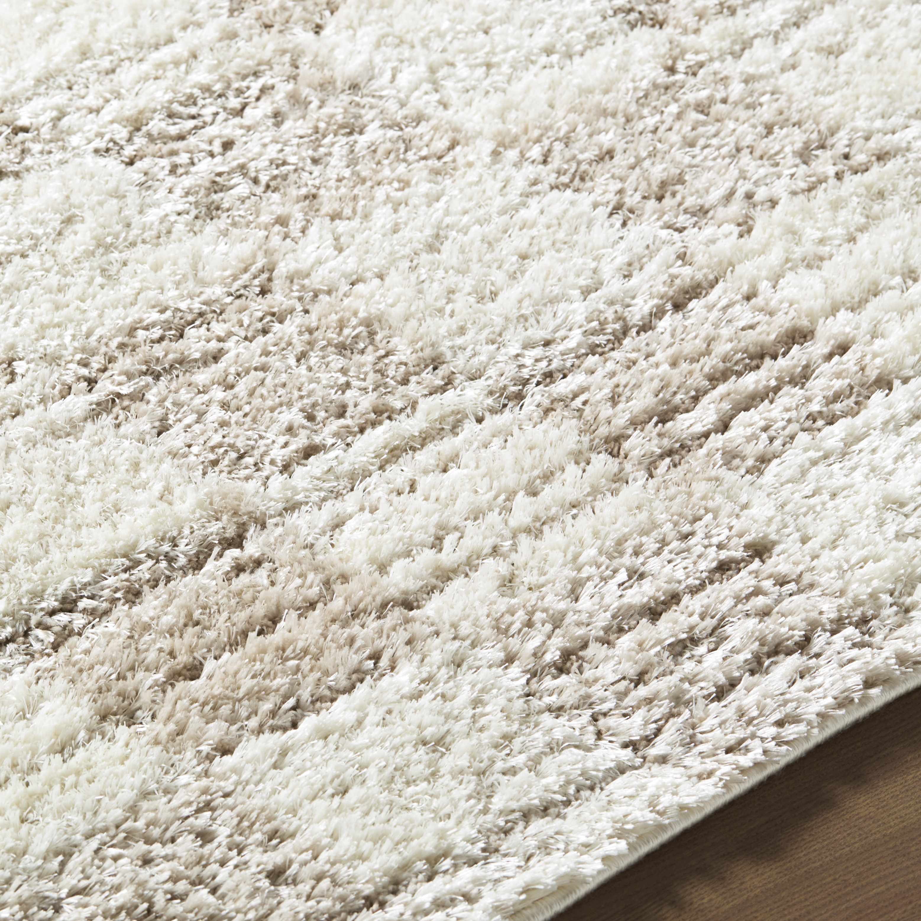 Belita Beige Luxe Shag Area Rug - Image 5