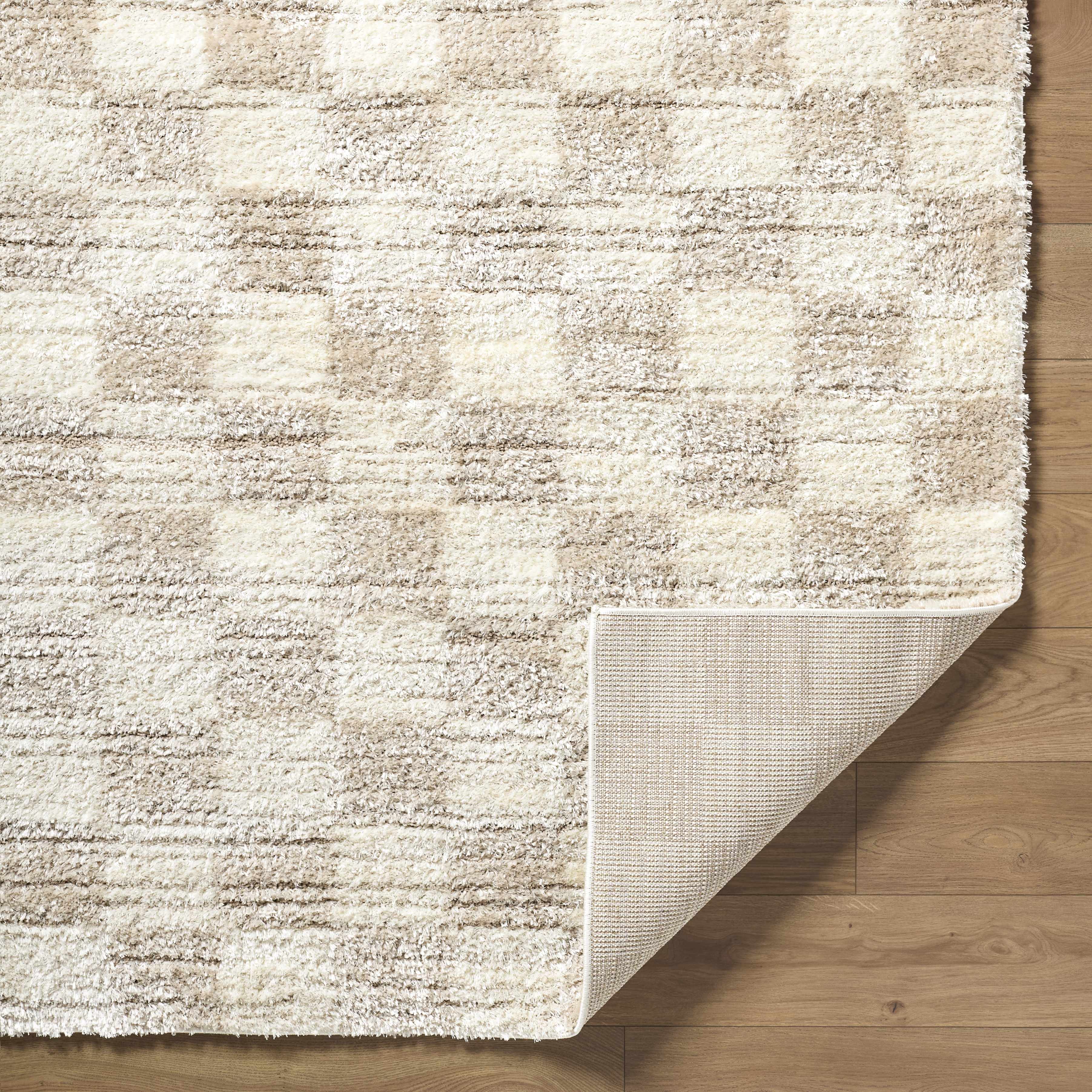 Belita Beige Luxe Shag Area Rug - Image 8