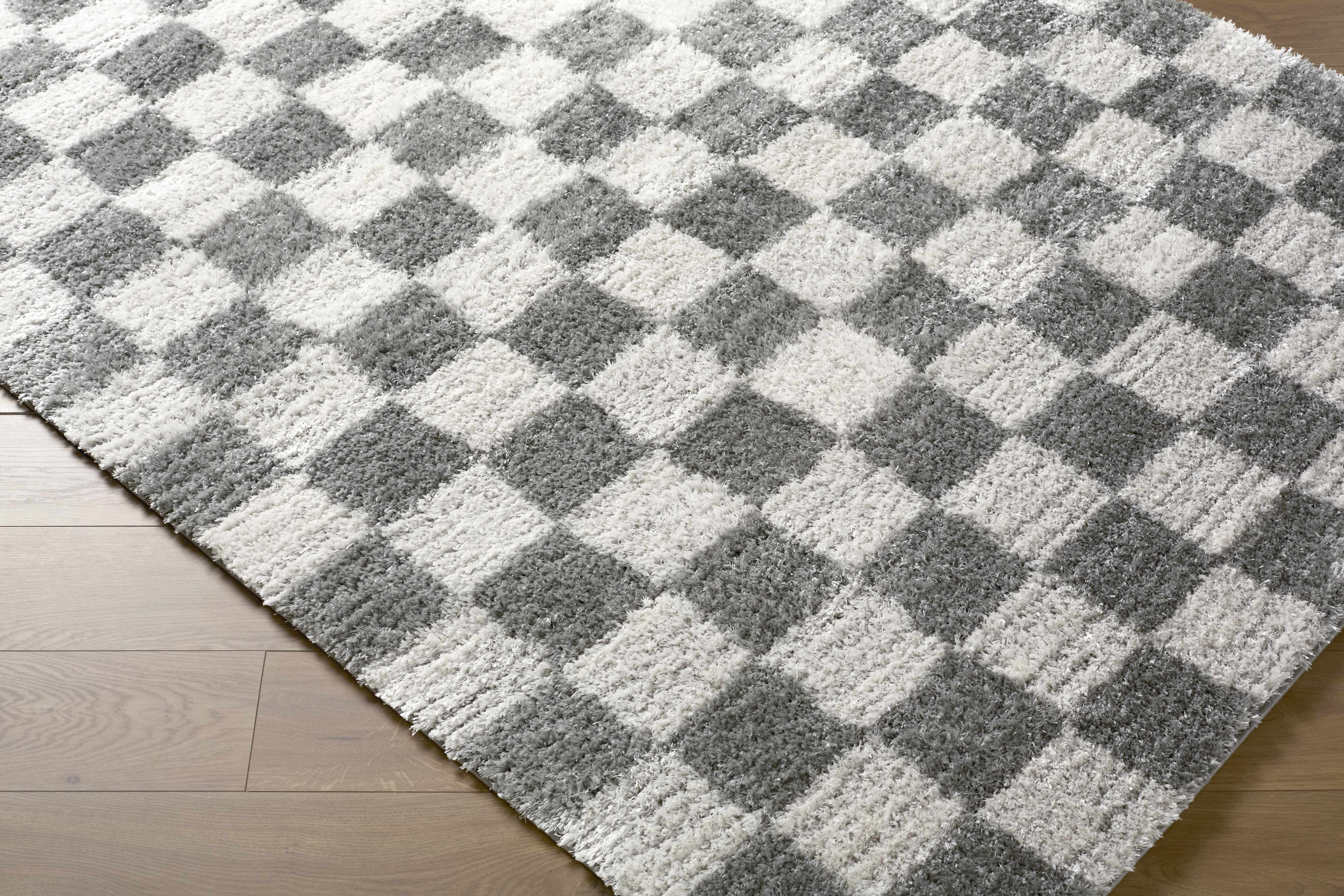 Belita Charcoal Luxe Shag Area Rug - Image 4