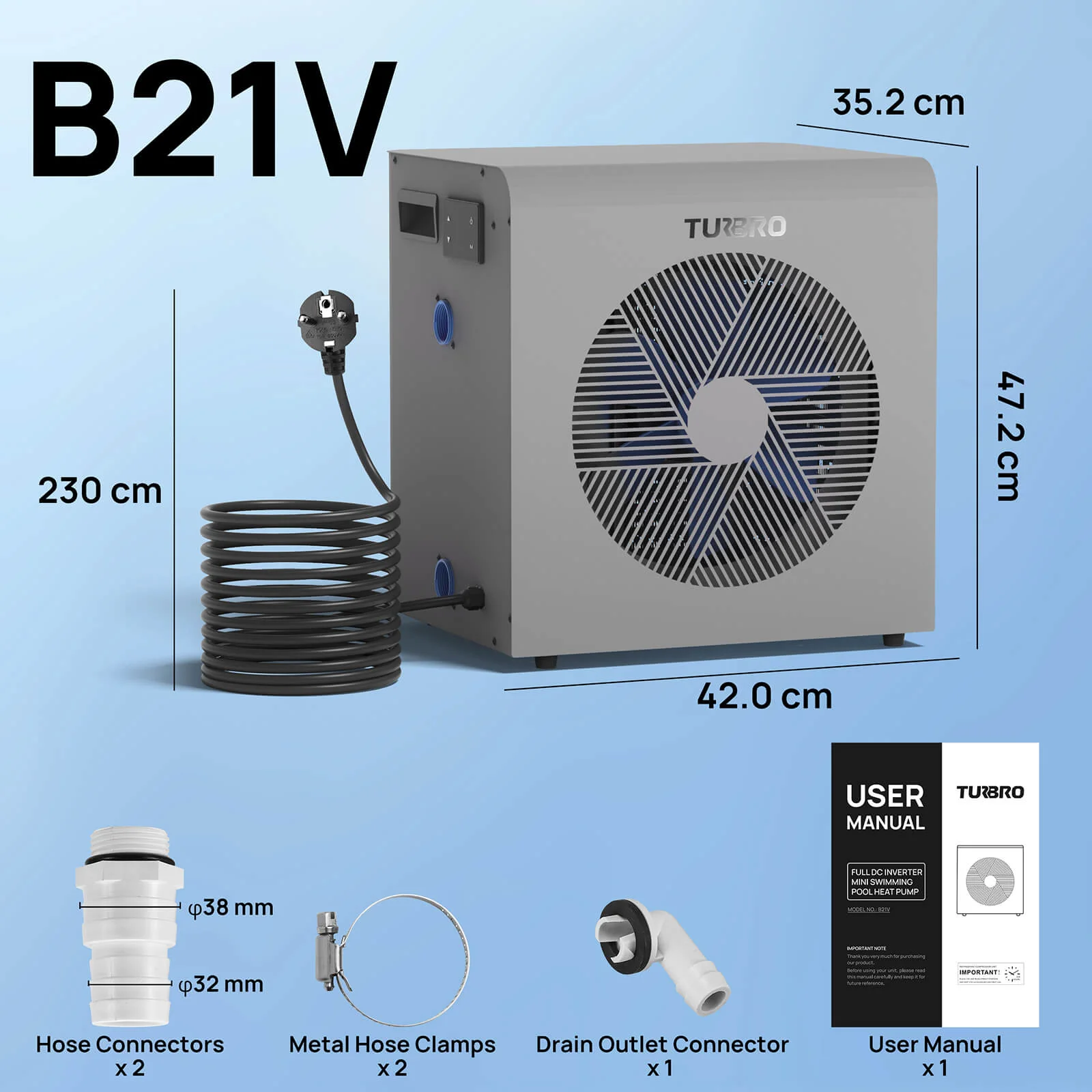Beluga Inverter Pool Heat Pump - European version - Image 8