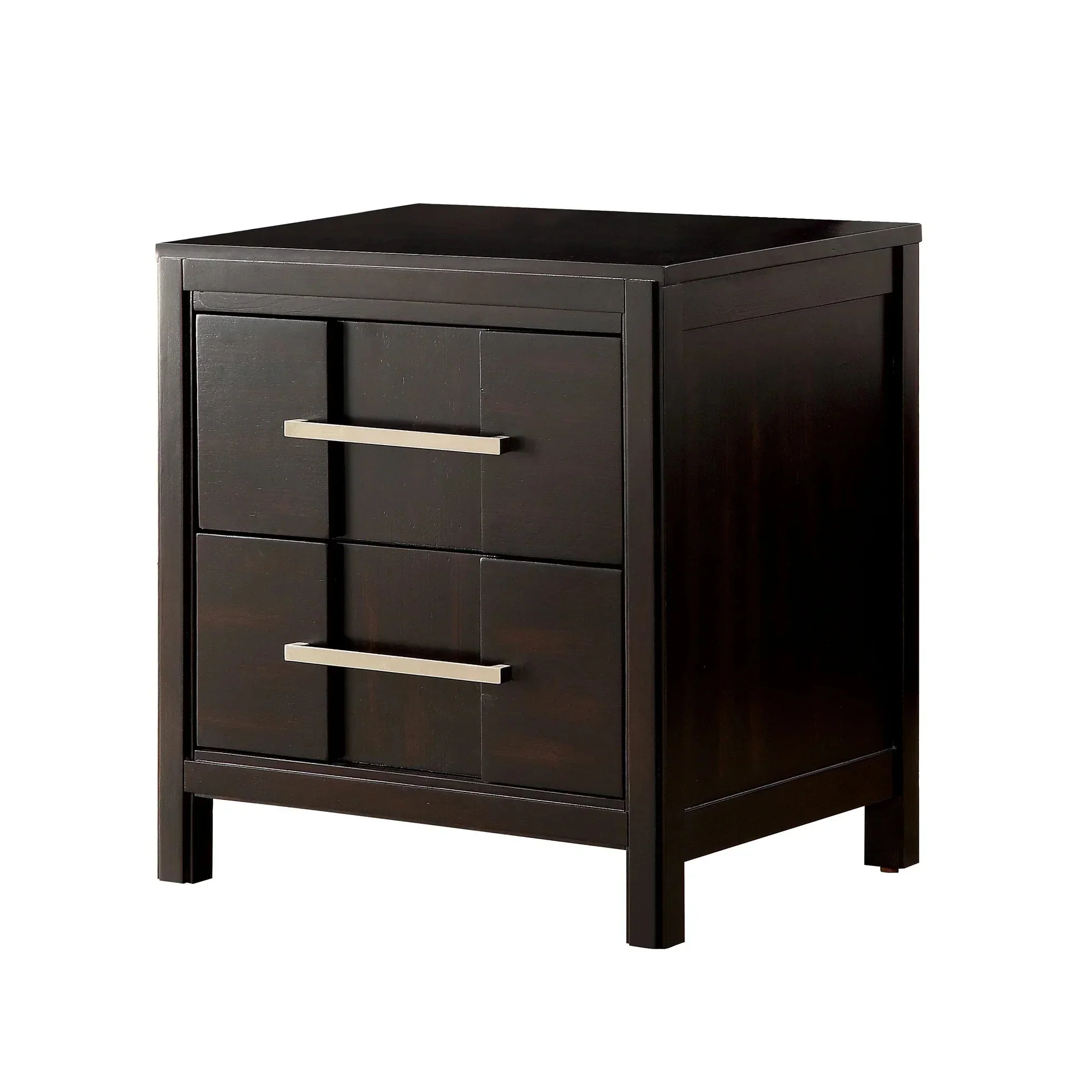 Berenice 23" Transitional Solid Wood 2-Drawer Nightstand - Image 17