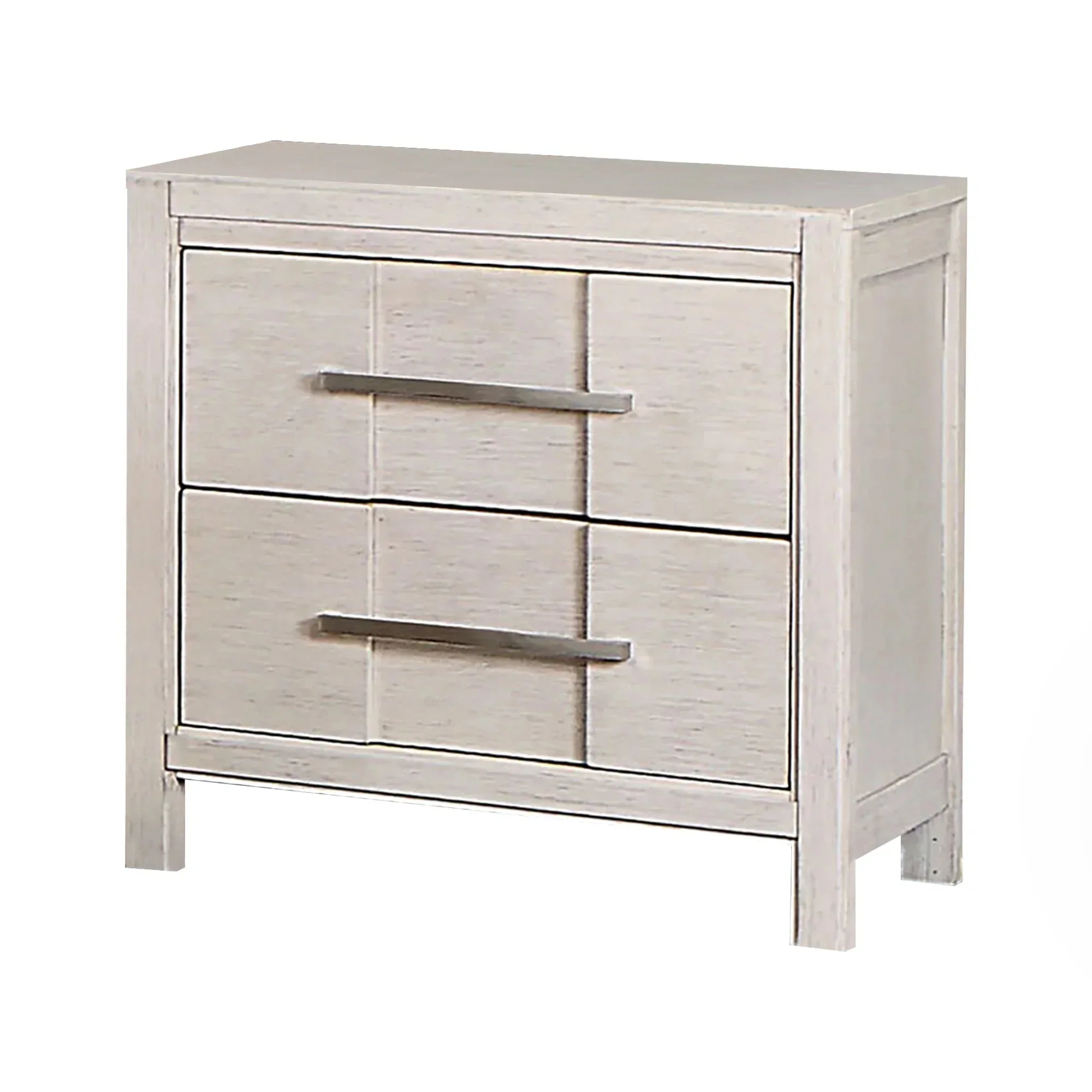 Berenice 23" Transitional Solid Wood 2-Drawer Nightstand - Image 2