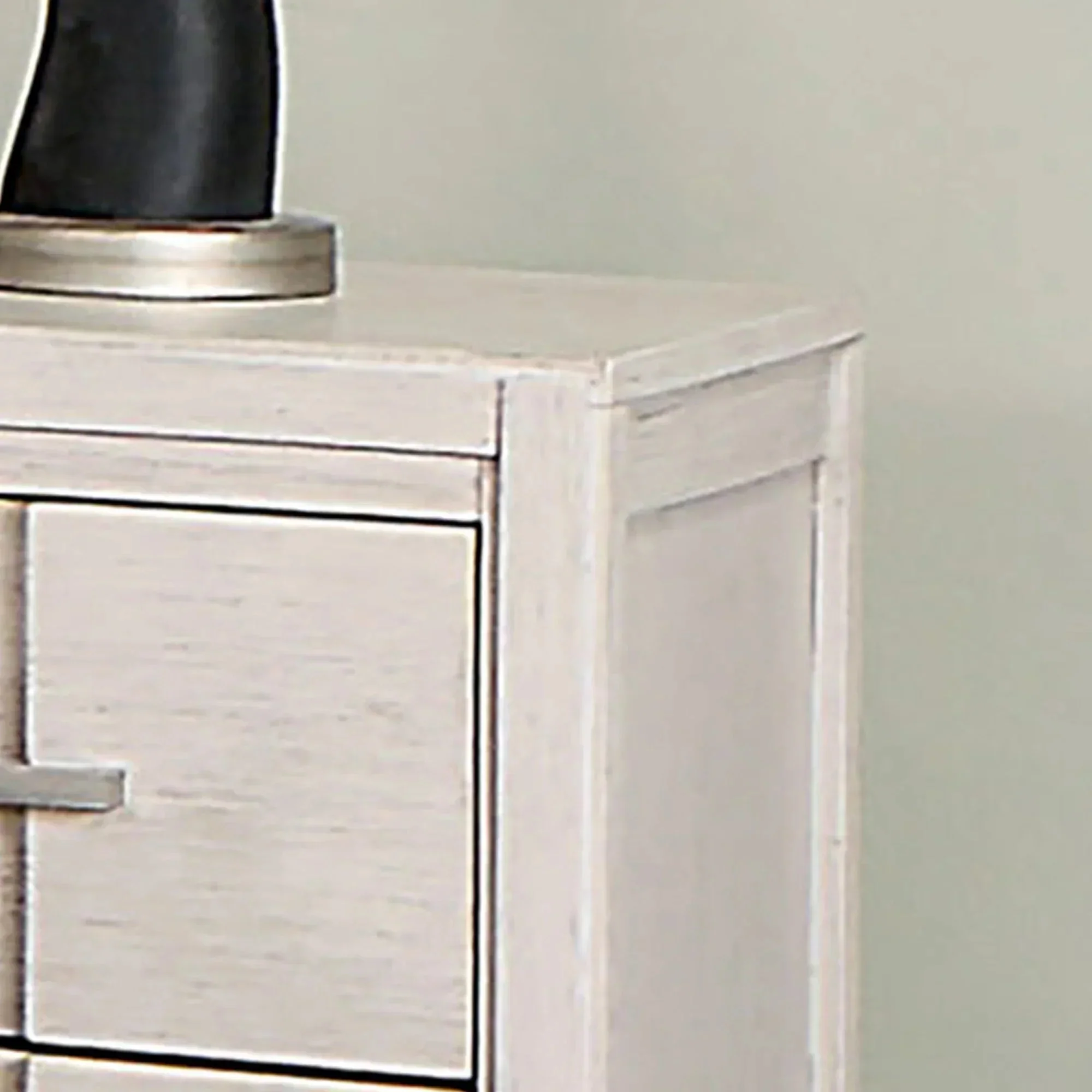 Berenice 23" Transitional Solid Wood 2-Drawer Nightstand - Image 6