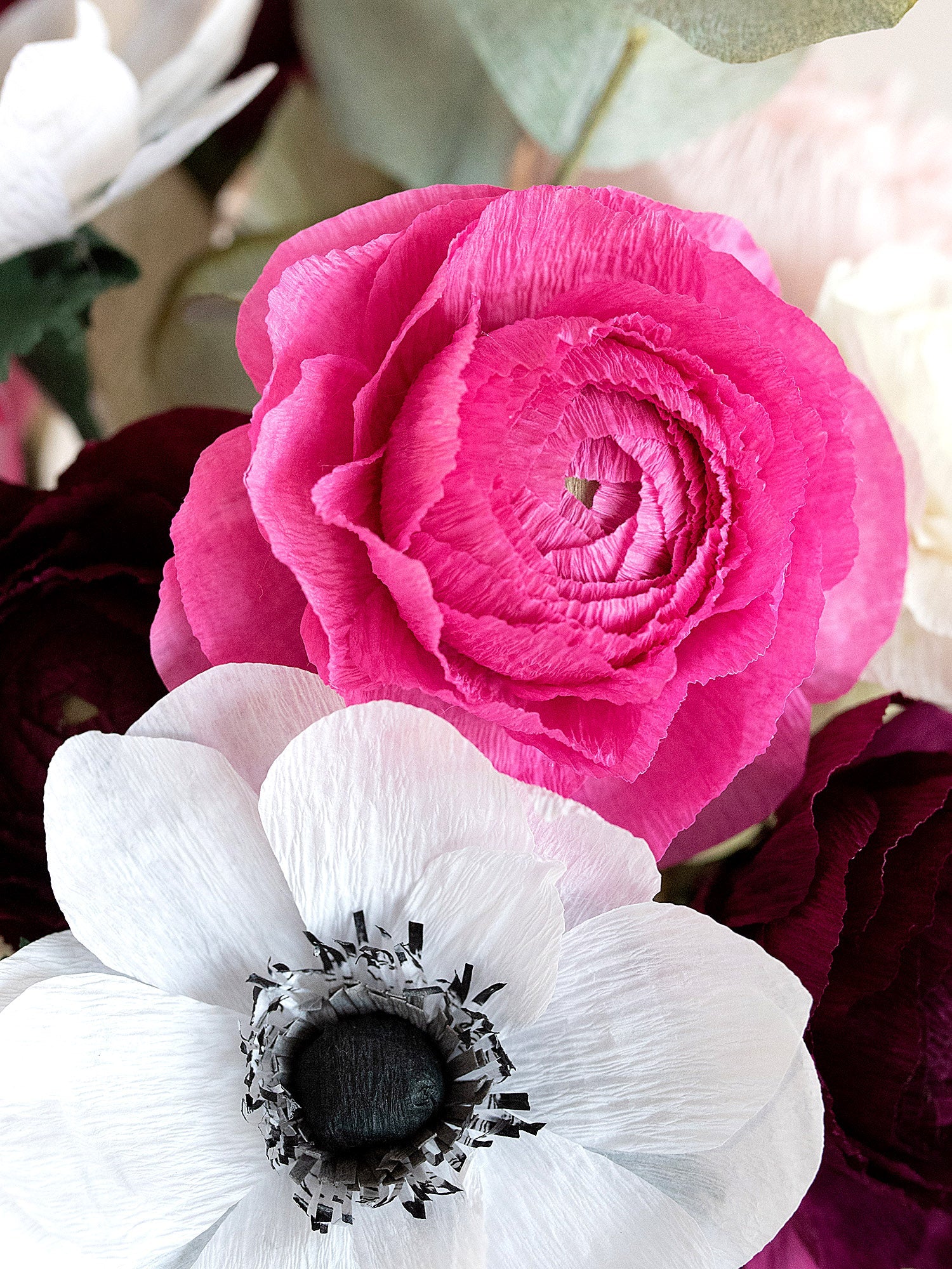 Berries & Cream | Paper Flower Bouquet - Image 2