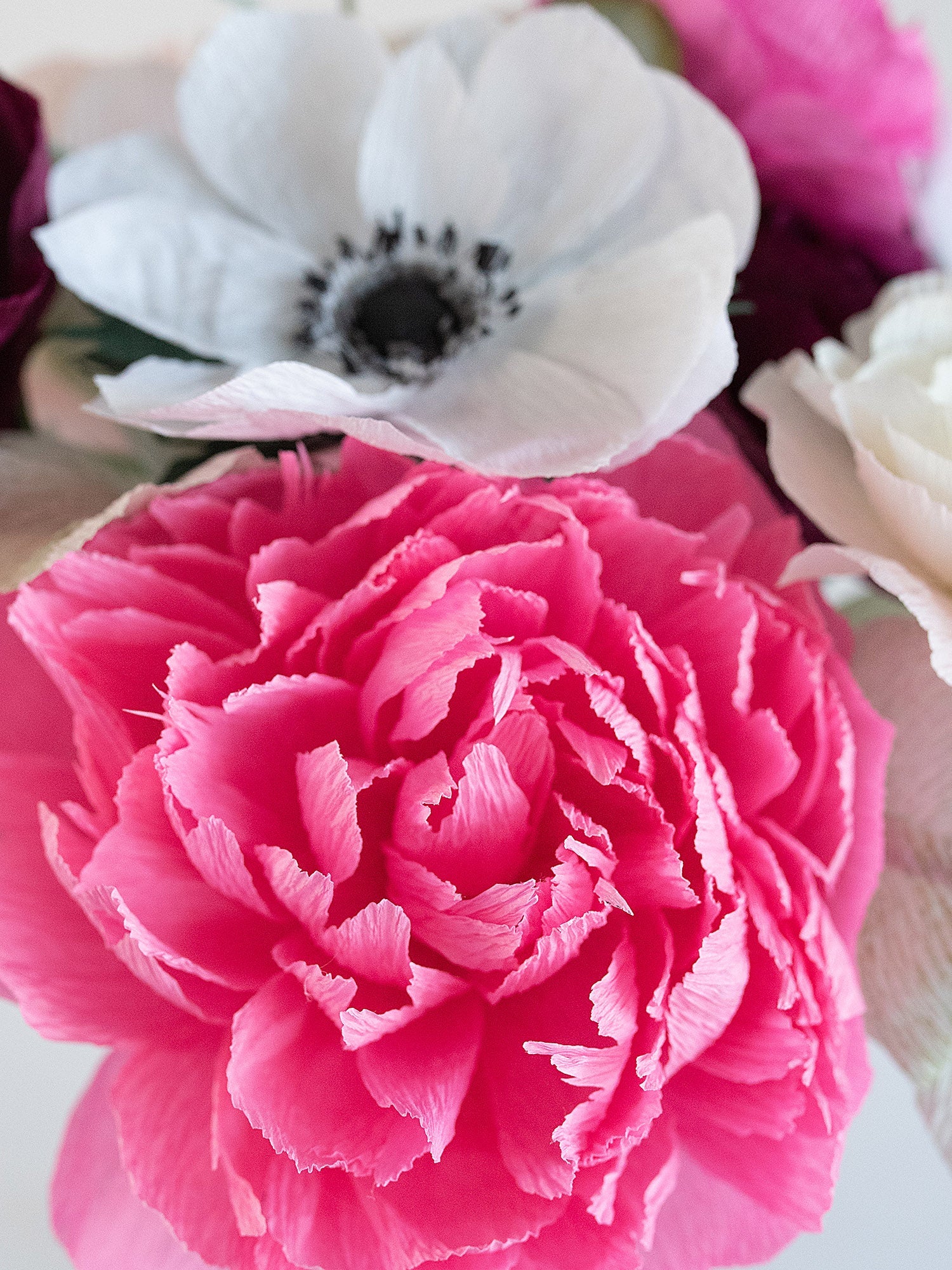Berries & Cream | Paper Flower Bouquet - Image 3