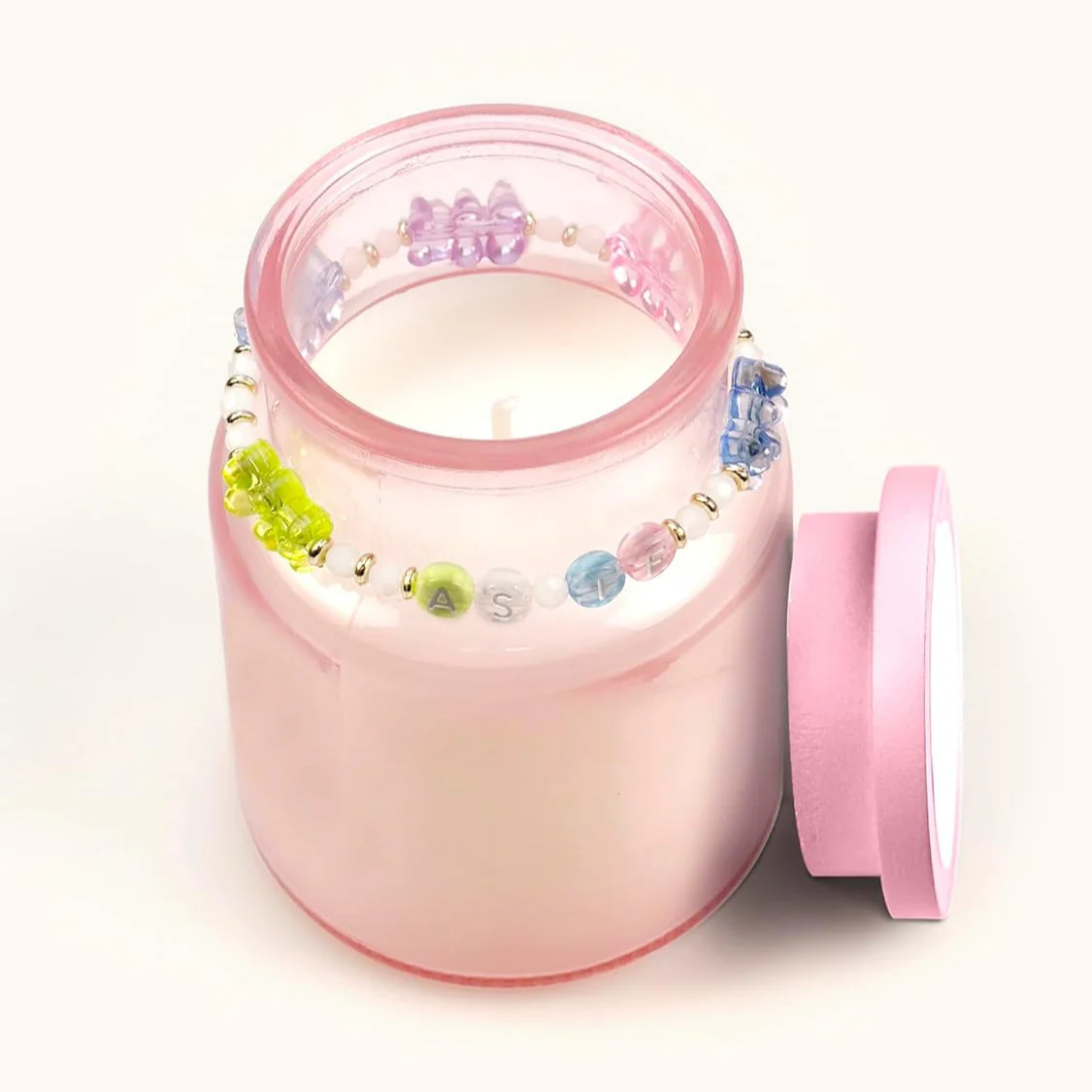 Best Friend Gift Candle & Friendship Bracelet Set - 4 Colors and Phrases - Image 8