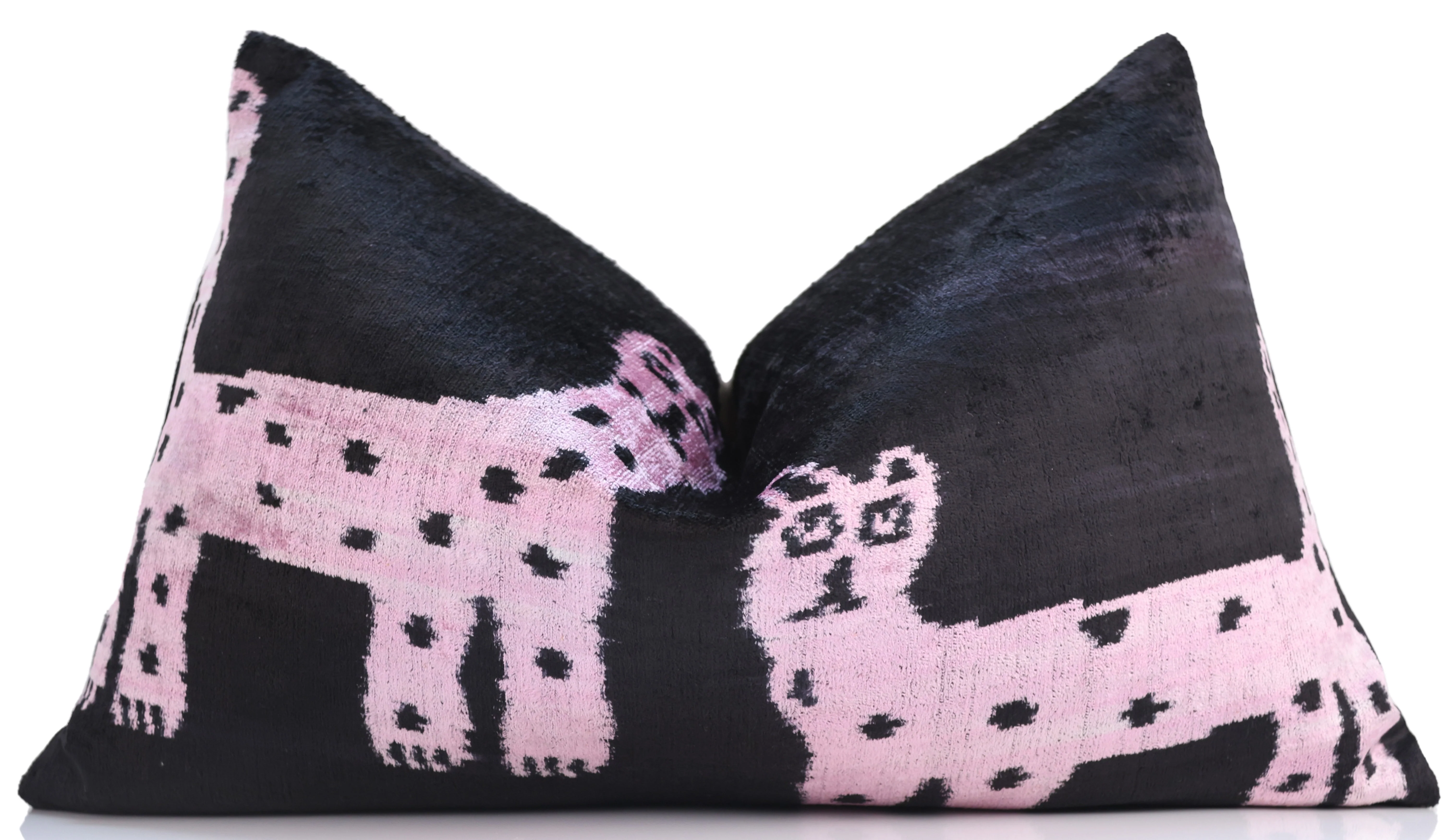 Best-Selling Pink Panther Velvet Pillow – Handmade 16x24 Lumbar - Image 5