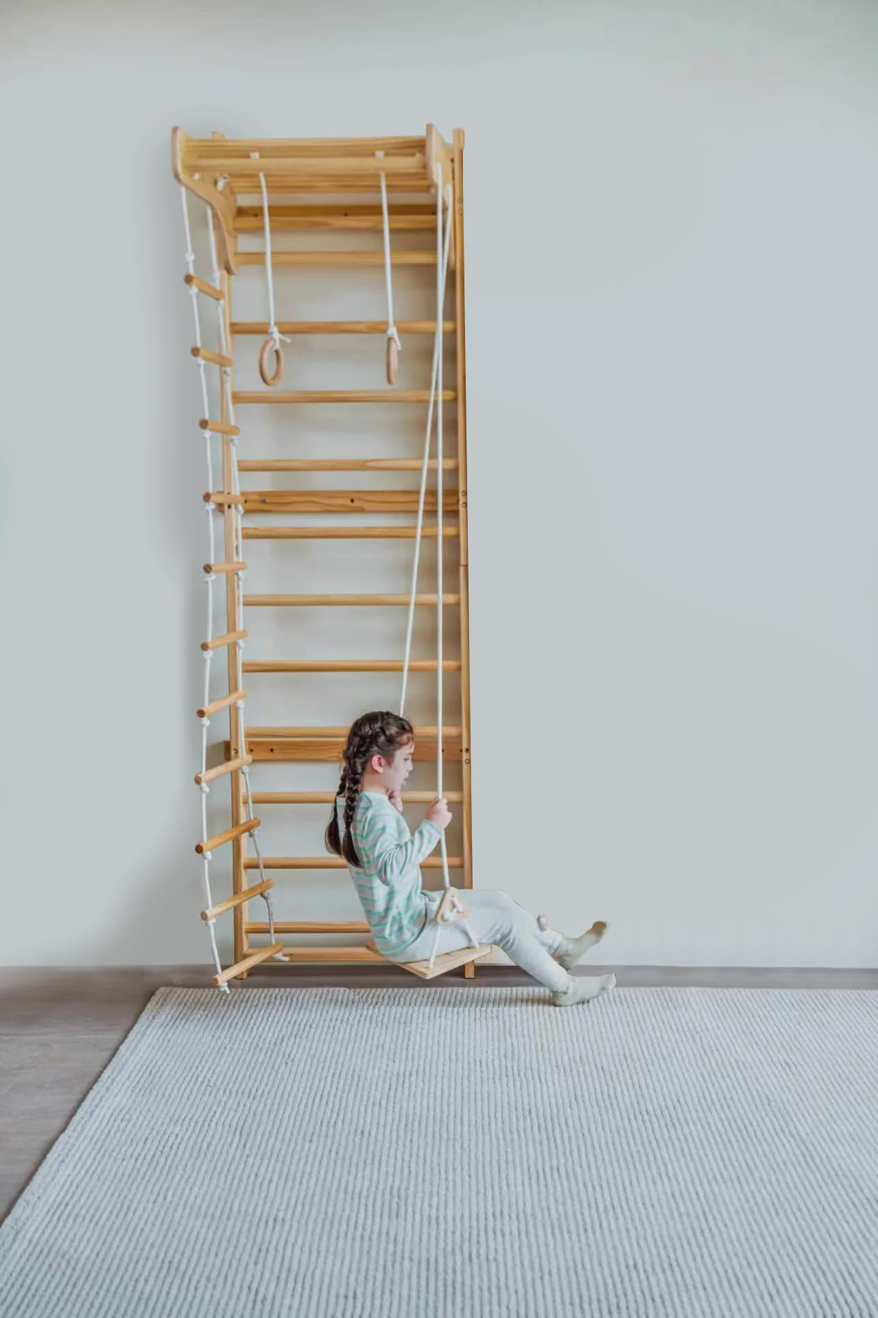 Betula | Swedish Wall Ladder - 79" Height - Image 3