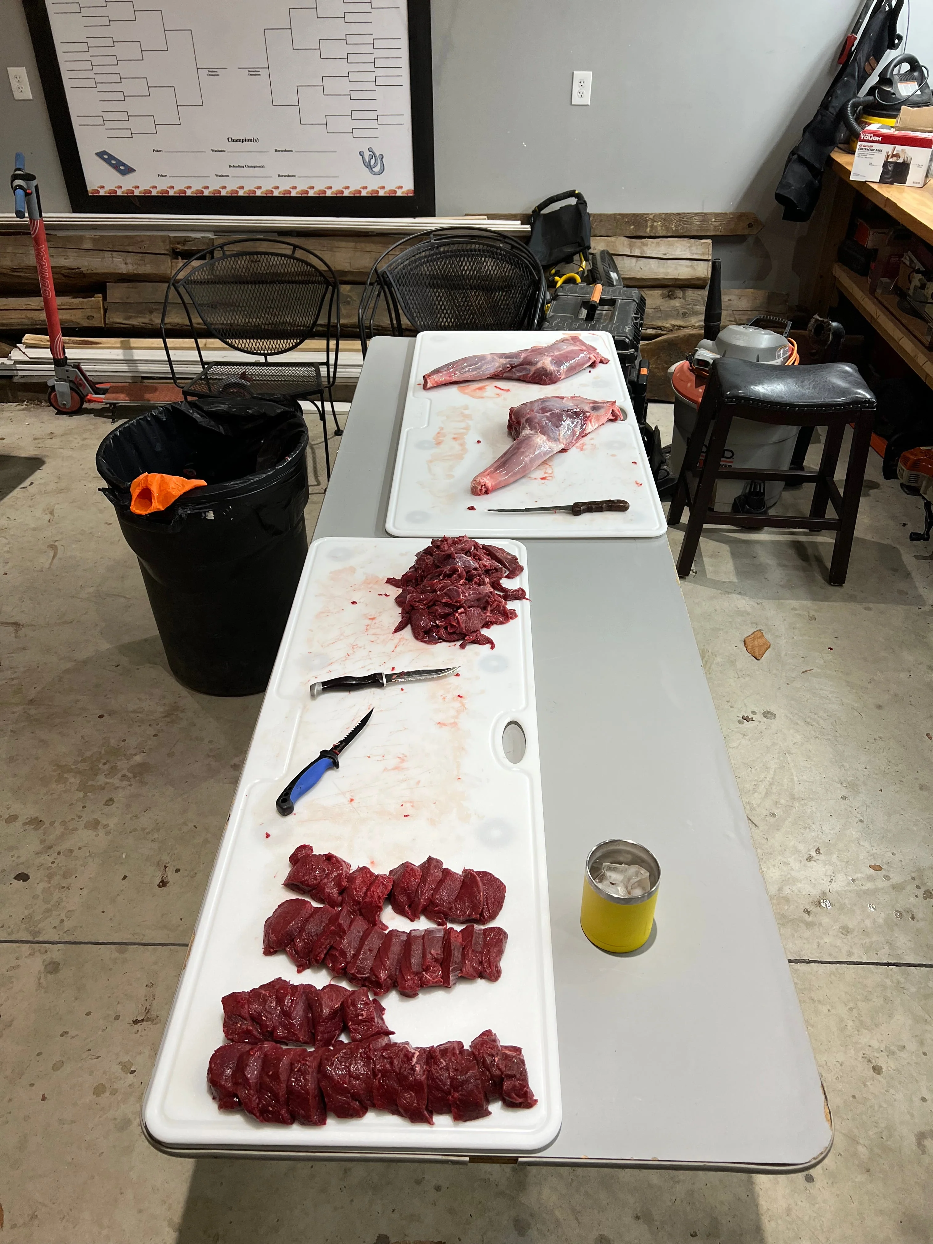 Big Game Cutting Boards HDPE Cutting Boards | 48 x 18 or 24 Inch | Juice Grooves - Image 20