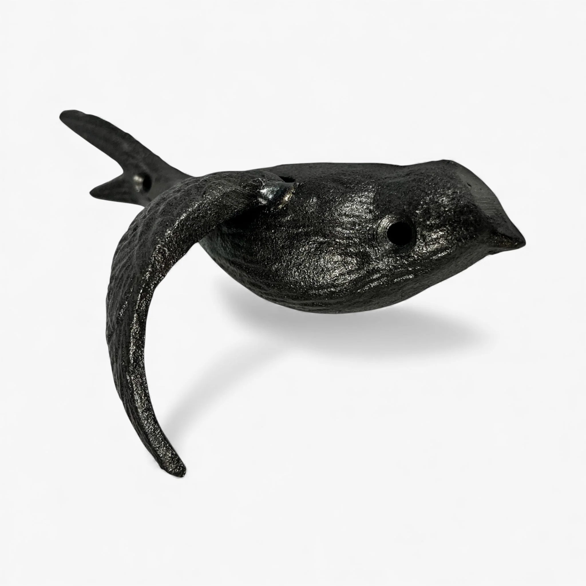 Bird Wall Hooks Set of 4, Rustic Home Decor, Natural Iron Finish - Image 8
