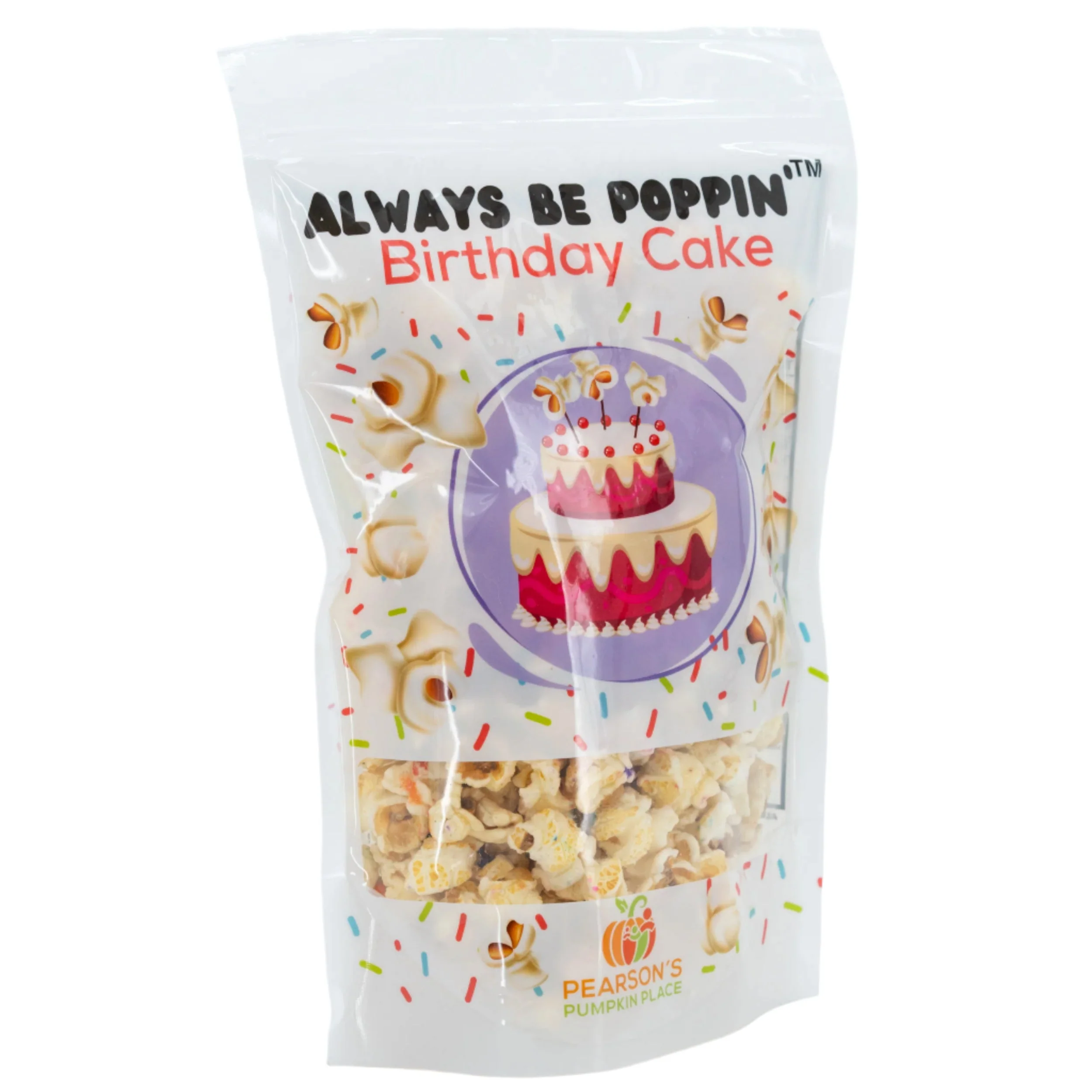 Birthday Cake Popcorn | 3.5 oz | Pack of 2 | Gluten Free | Pearson's Pumpkin Place - Image 3
