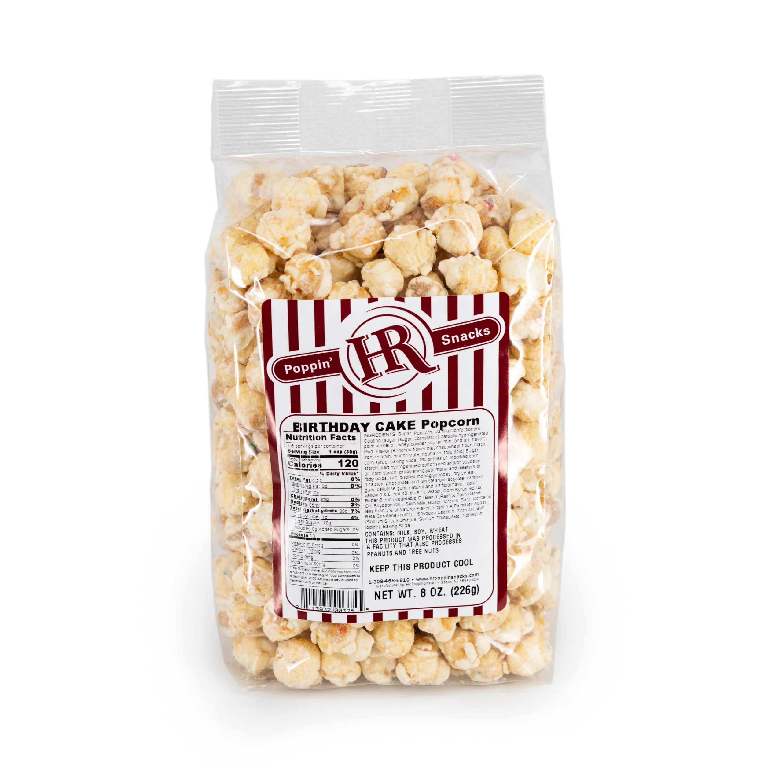Birthday Cake Popcorn | Pack of 2 | 8 oz | HR Poppin' Snacks - Image 2