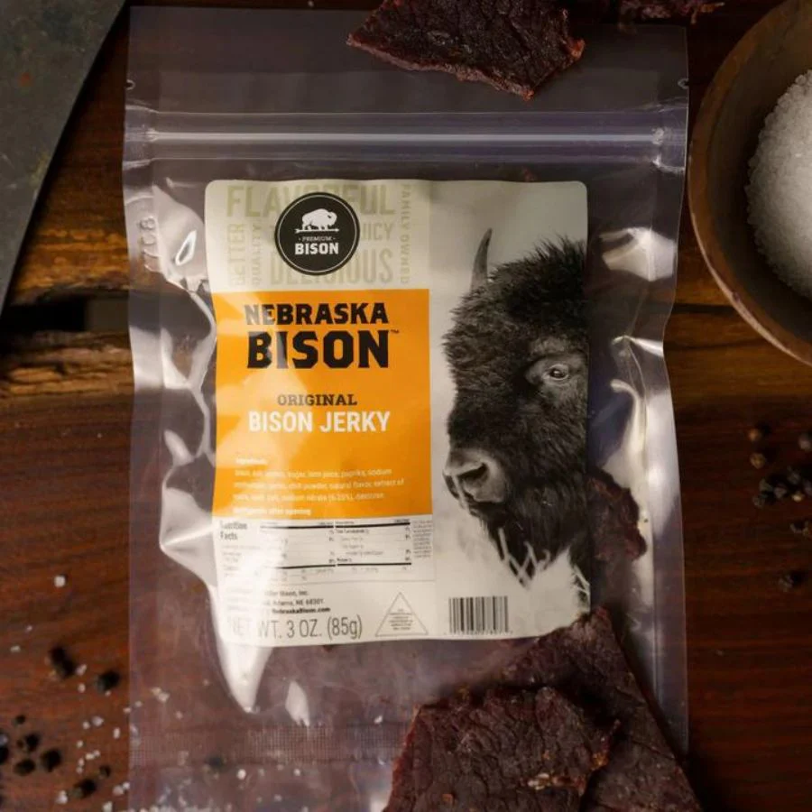 Bison Original Jerky | Original Flavor | 3 oz | Pack of 3 | Nebraska Bison - Image 3
