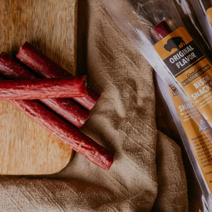 Bison Original Meat Stick | 1 oz | Pack of 12 | Nebraska Bison - Image 3