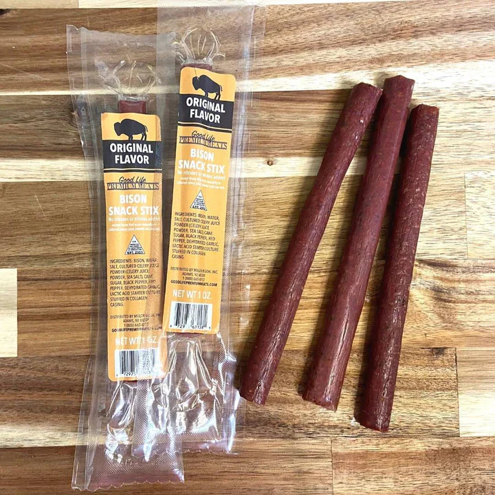 Bison Original Meat Stick | 1 oz | Pack of 12 | Nebraska Bison - Image 5