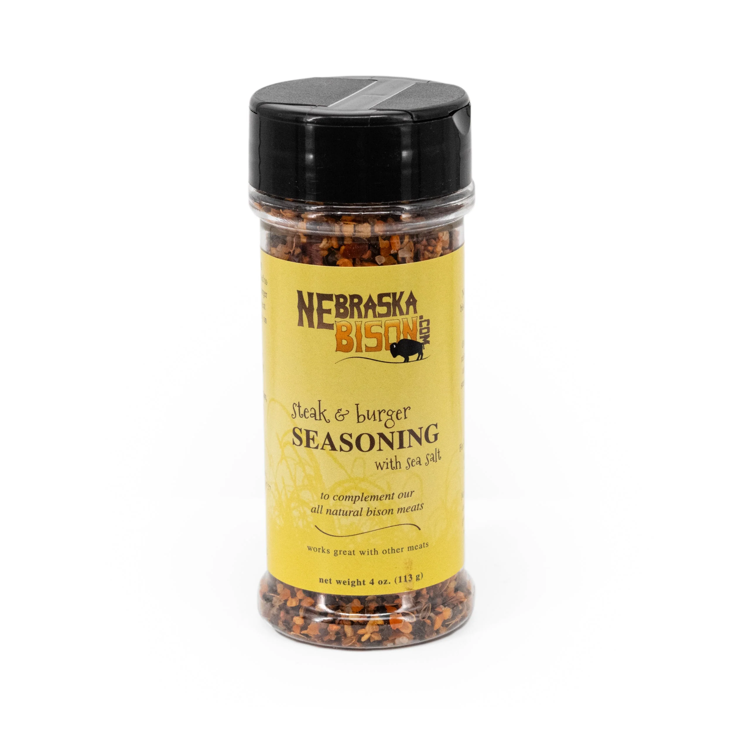 Bison Steak and Burger Seasoning | 4 oz | Pack of 2 | Nebraska Bison - Image 2