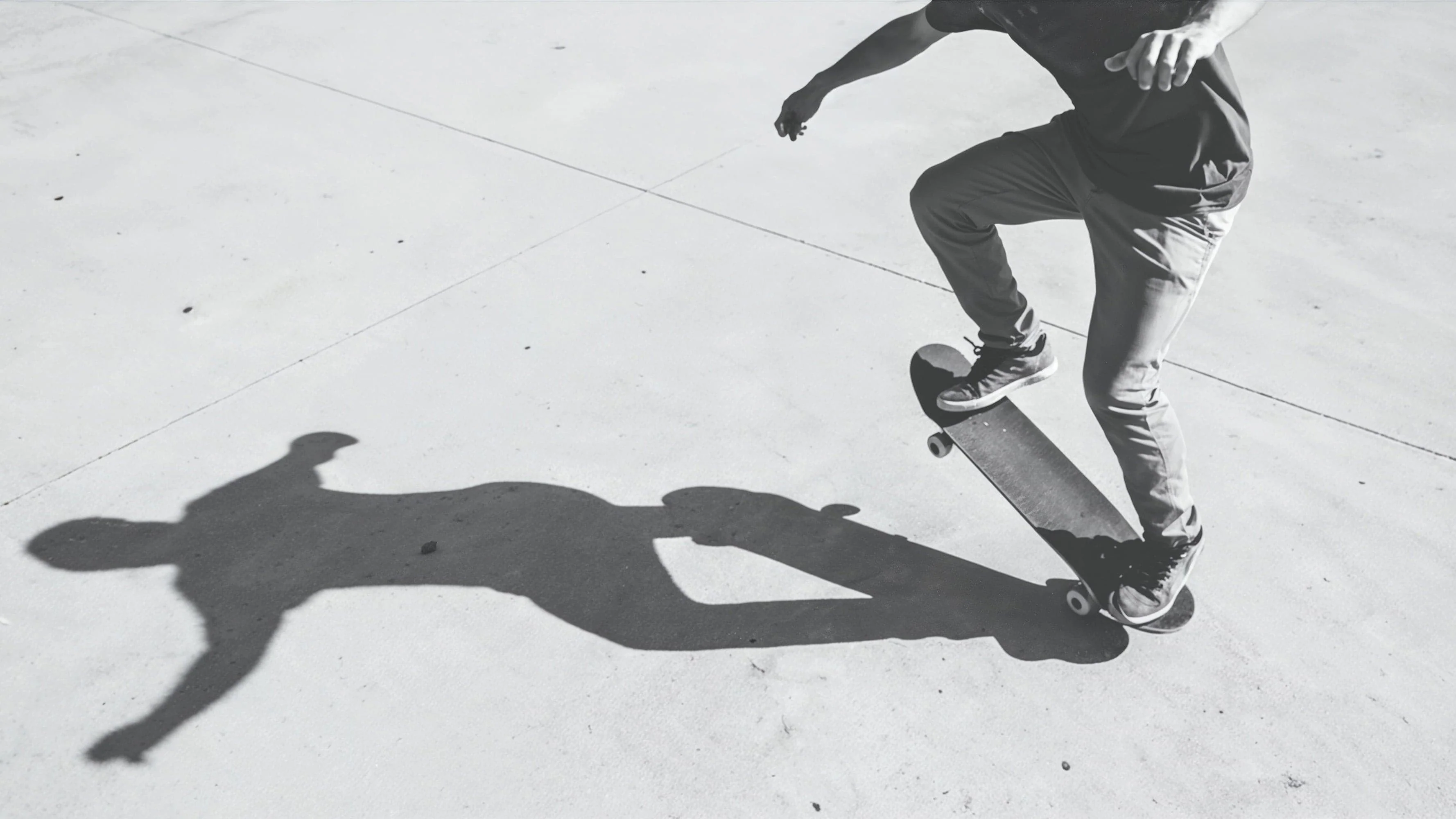 Black and White Skateboard Urban Wall Mural. #7066 - Image 5