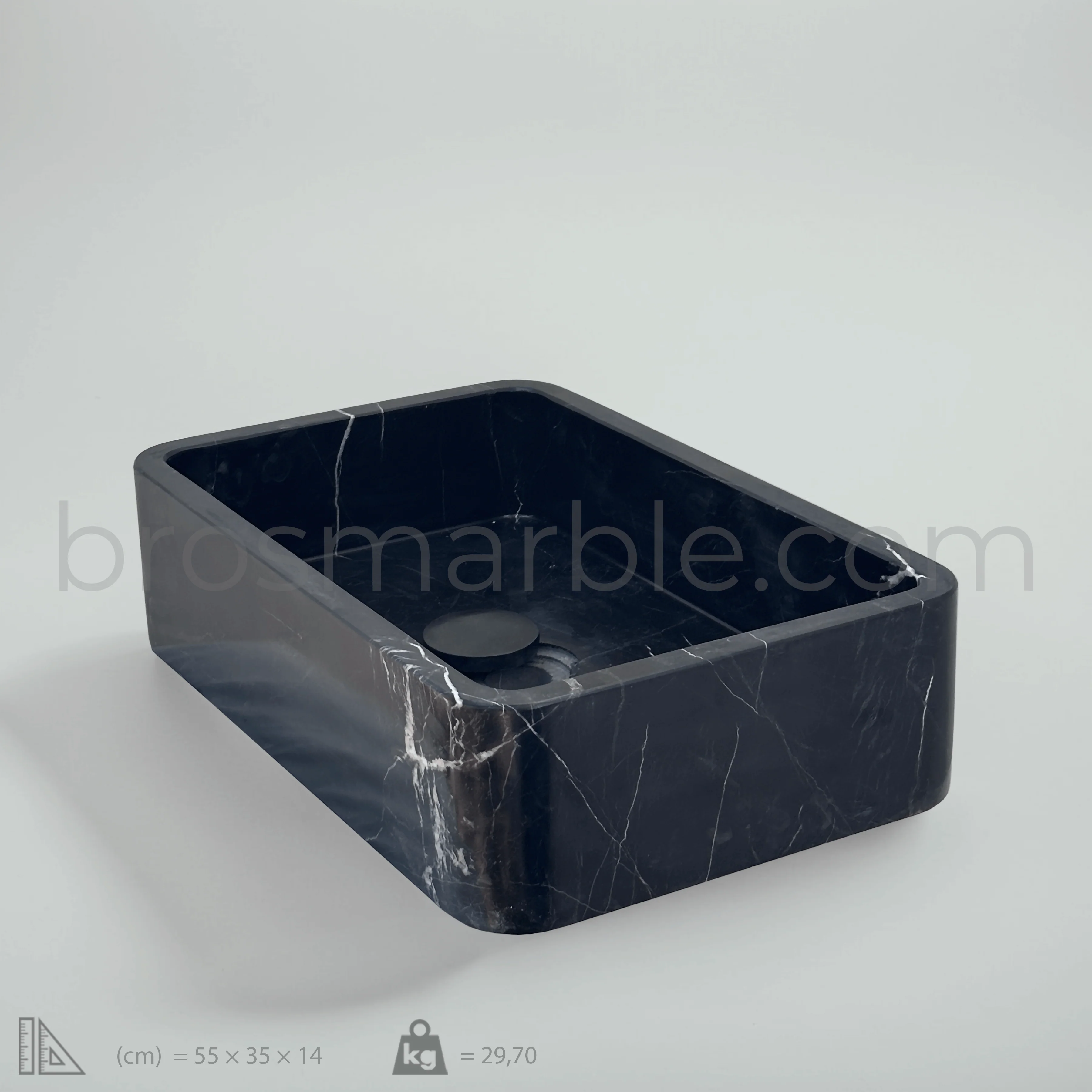 Black Marble Sink - Image 4