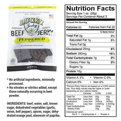 Black Pepper Beef Jerky | Pack of 2 | 3 oz | Nebraska Star Beef - Image 4