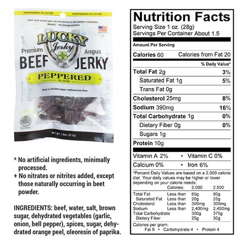 Black Pepper Beef Jerky | Pack of 24 | 1.5 oz | Nebraska Star Beef - Image 4