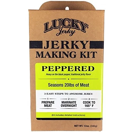 Black Pepper Jerky Making Kit | Pack of 6 | 12 oz | Nebraska Star Beef - Image 2